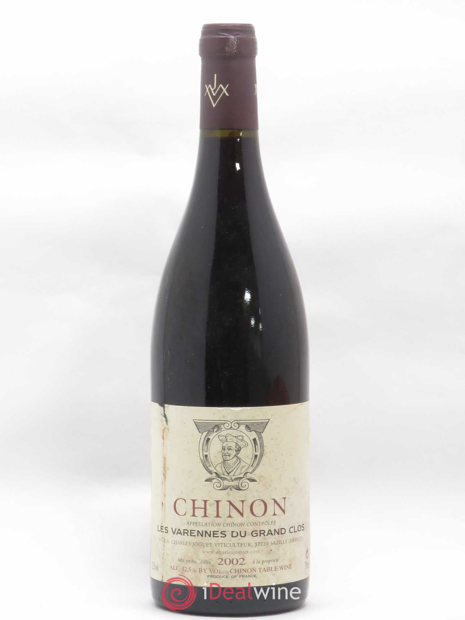 Chinon Les Varennes du Grand Clos Charles Joguet 2002 - Lot de 1 bouteille - 0