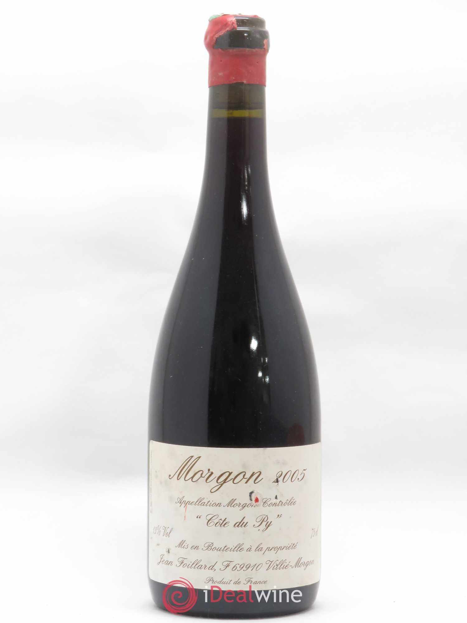 Morgon Côte du Py Jean Foillard 2005 - Lot de 1 bouteille - 0