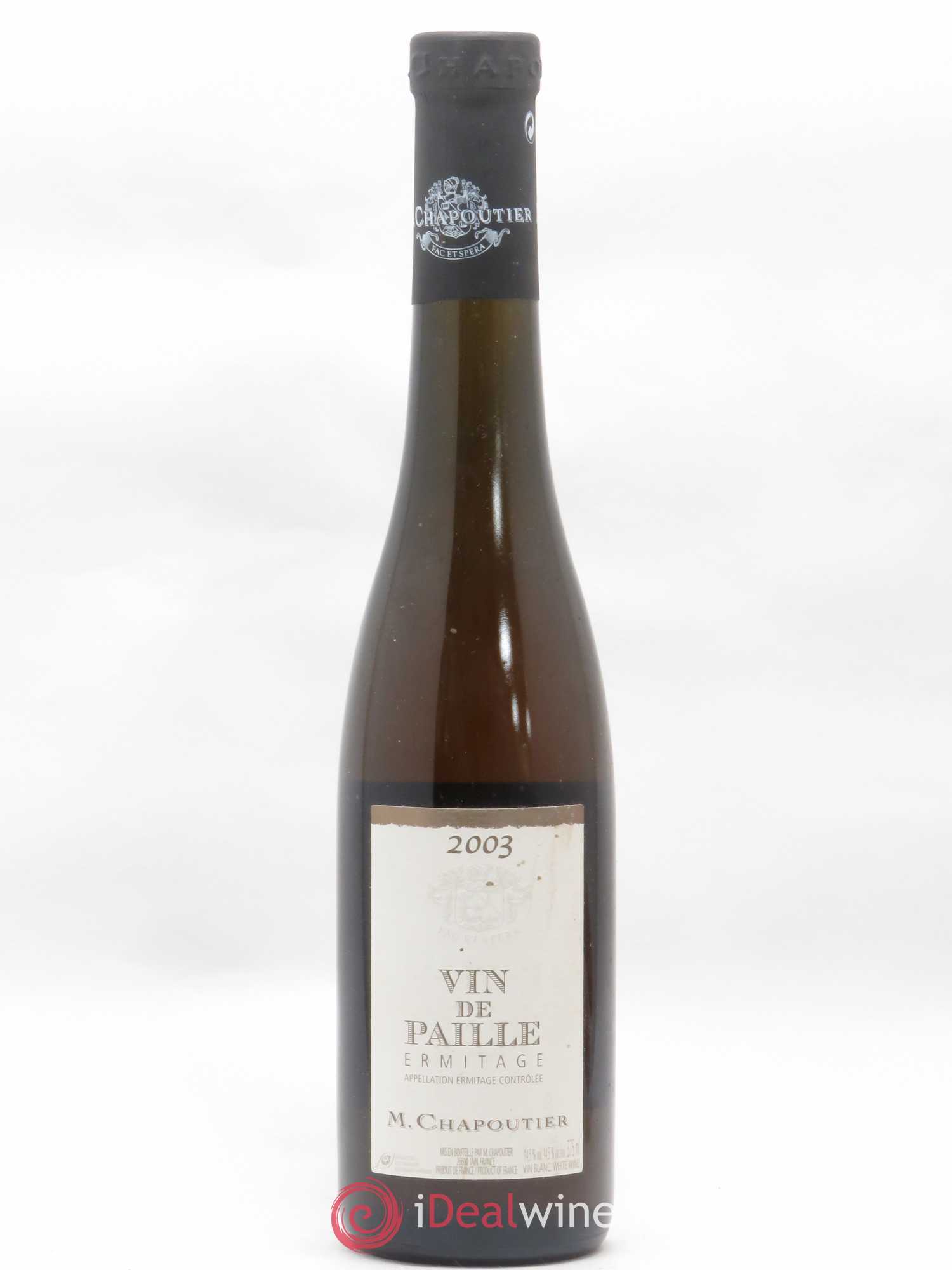 Hermitage Vin de Paille Chapoutier 2003 - Lotto di 1 mezza bottiglia - 0