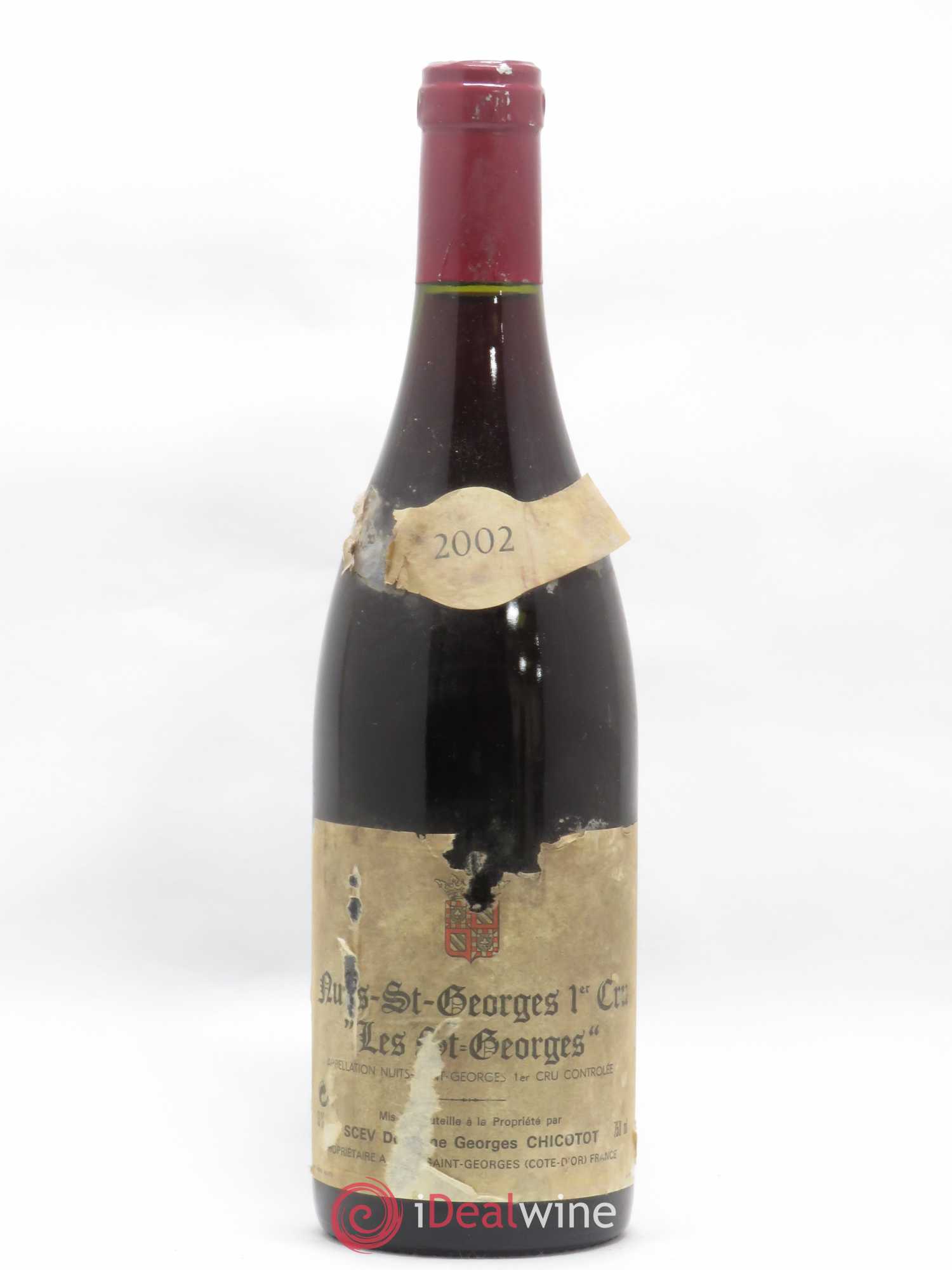 Nuits-Saint-Georges 1er Cru Les Saint-Georges Chicotot 2002 - Lot de 1 bouteille - 0