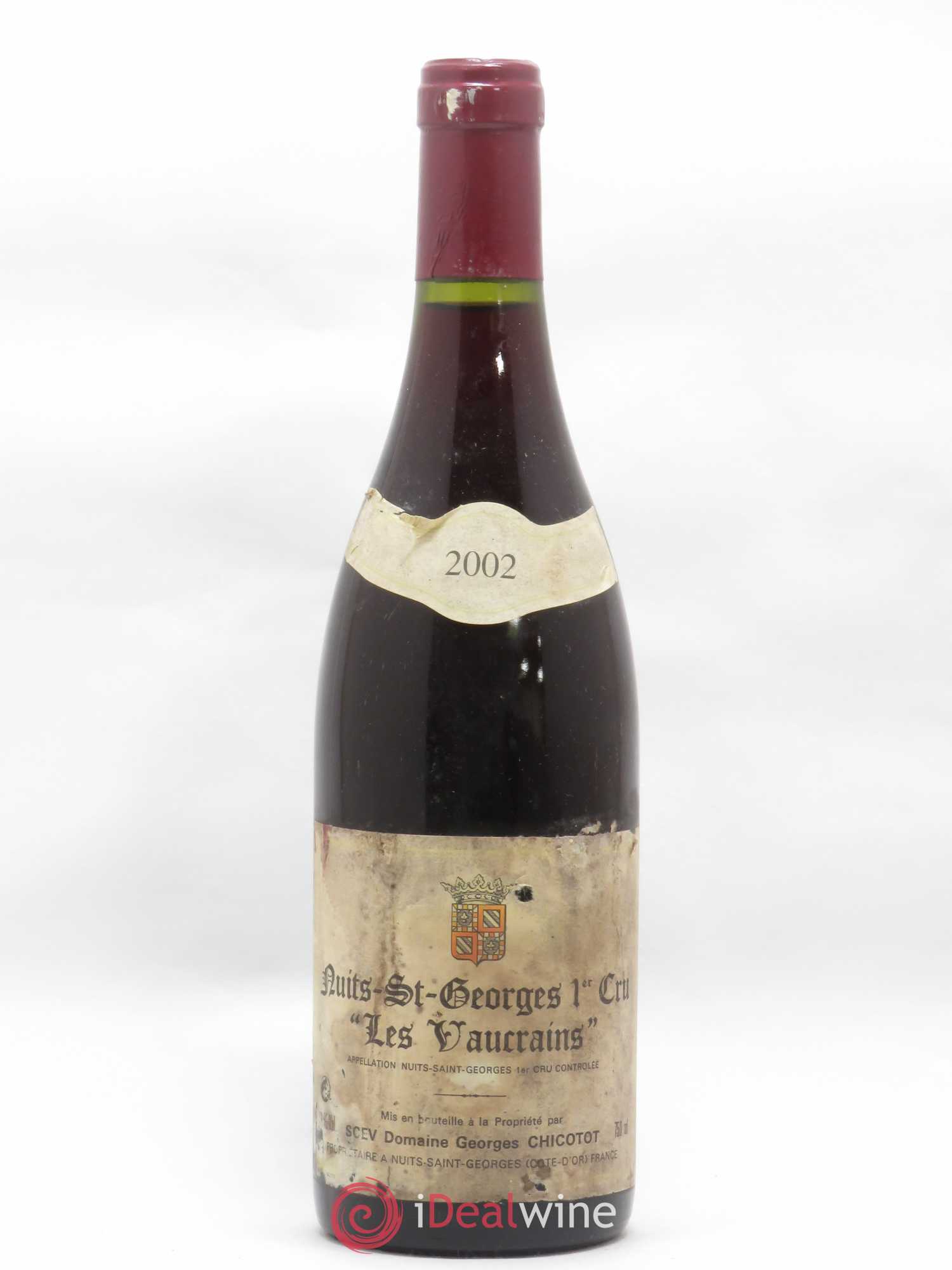 Nuits-Saint-Georges 1er Cru Les Vaucrains Chicotot 2002 - Lot de 1 bouteille - 0