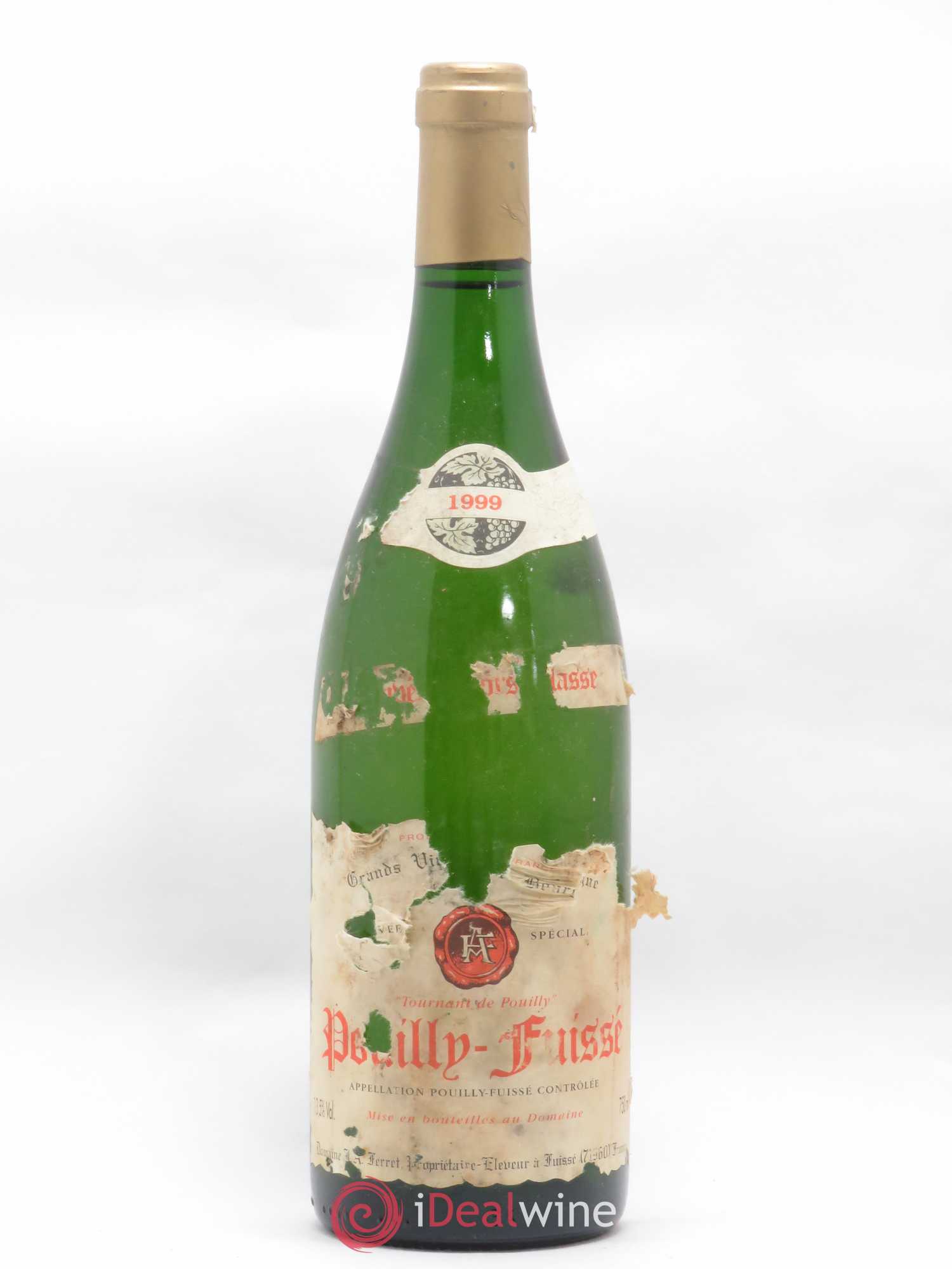 Pouilly-Fuissé 1er Cru Hors Classe Tournant de Pouilly J.A. Ferret (Domaine) 1999 - Lot de 1 bouteille - 0