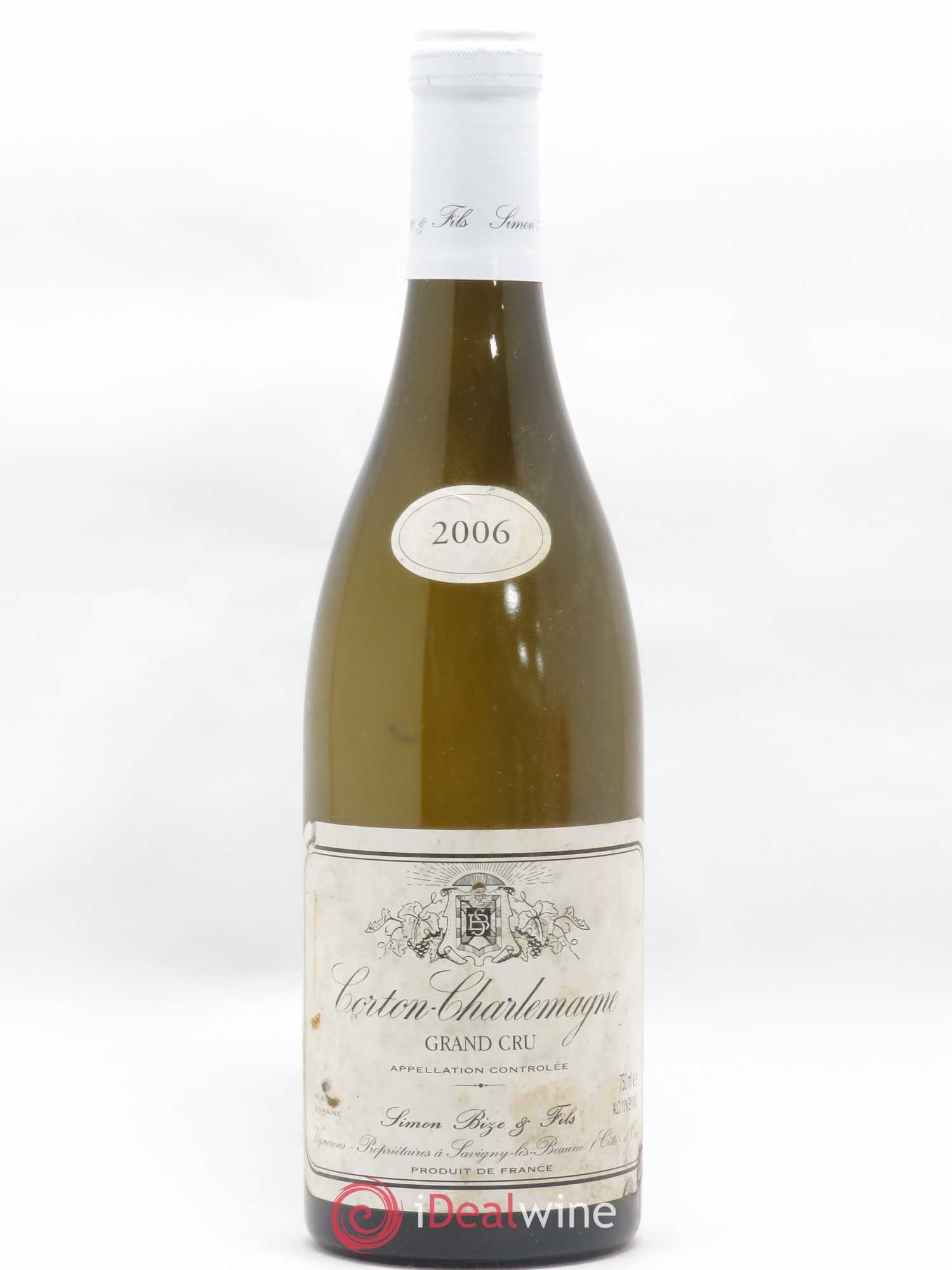 Corton-Charlemagne Grand Cru Simon Bize & Fils 2006 - Lot de 1 bouteille - 0
