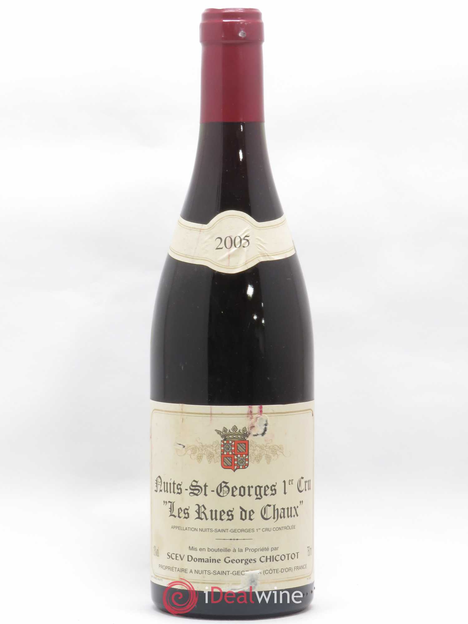 Nuits-Saint-Georges 1er Cru Rues de Chaux Chicotot (Domaine) 2005 - Lot de 1 bouteille - 0