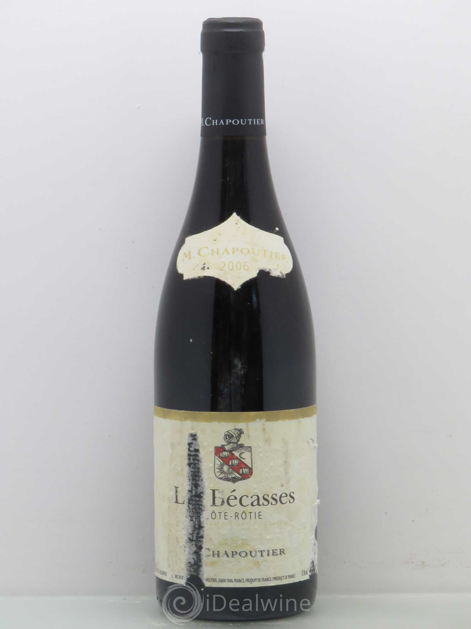 Côte-Rôtie Les Bécasses Chapoutier 2006 - Lot de 1 bouteille - 0