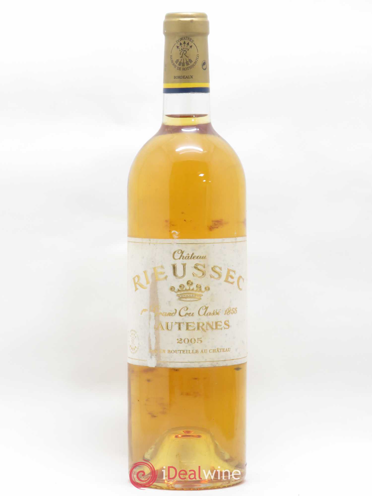 Château Rieussec 1er Grand Cru Classé 2005 - Posten von 1 Flasche - 0