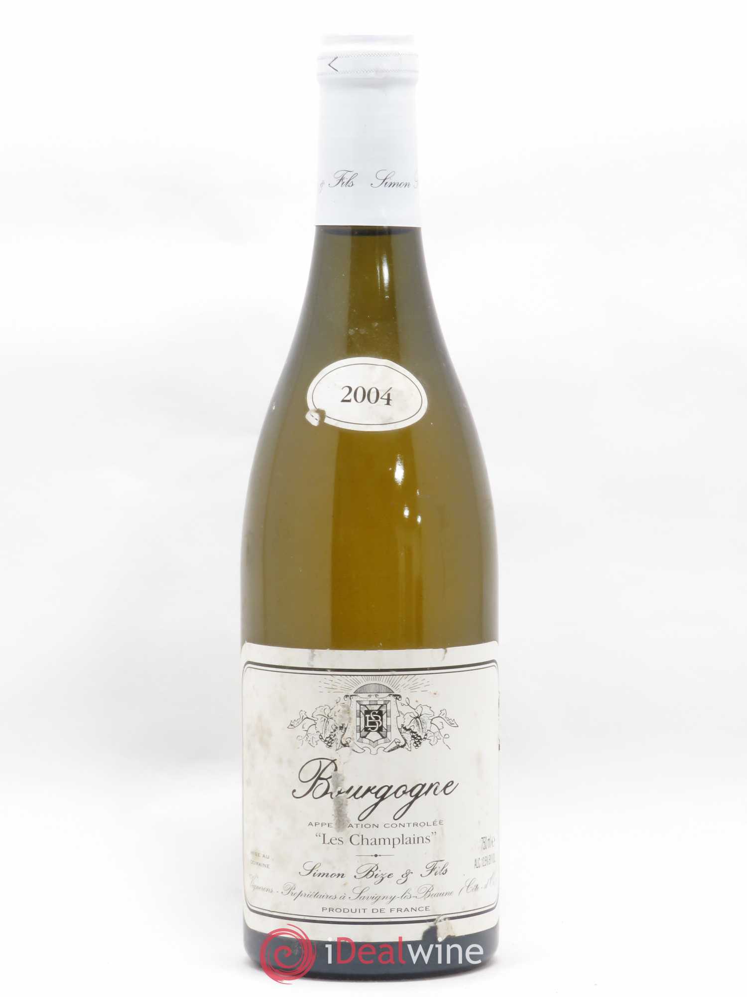 Bourgogne Les Champlains Simon Bize 2004 - Lot de 1 bouteille - 0