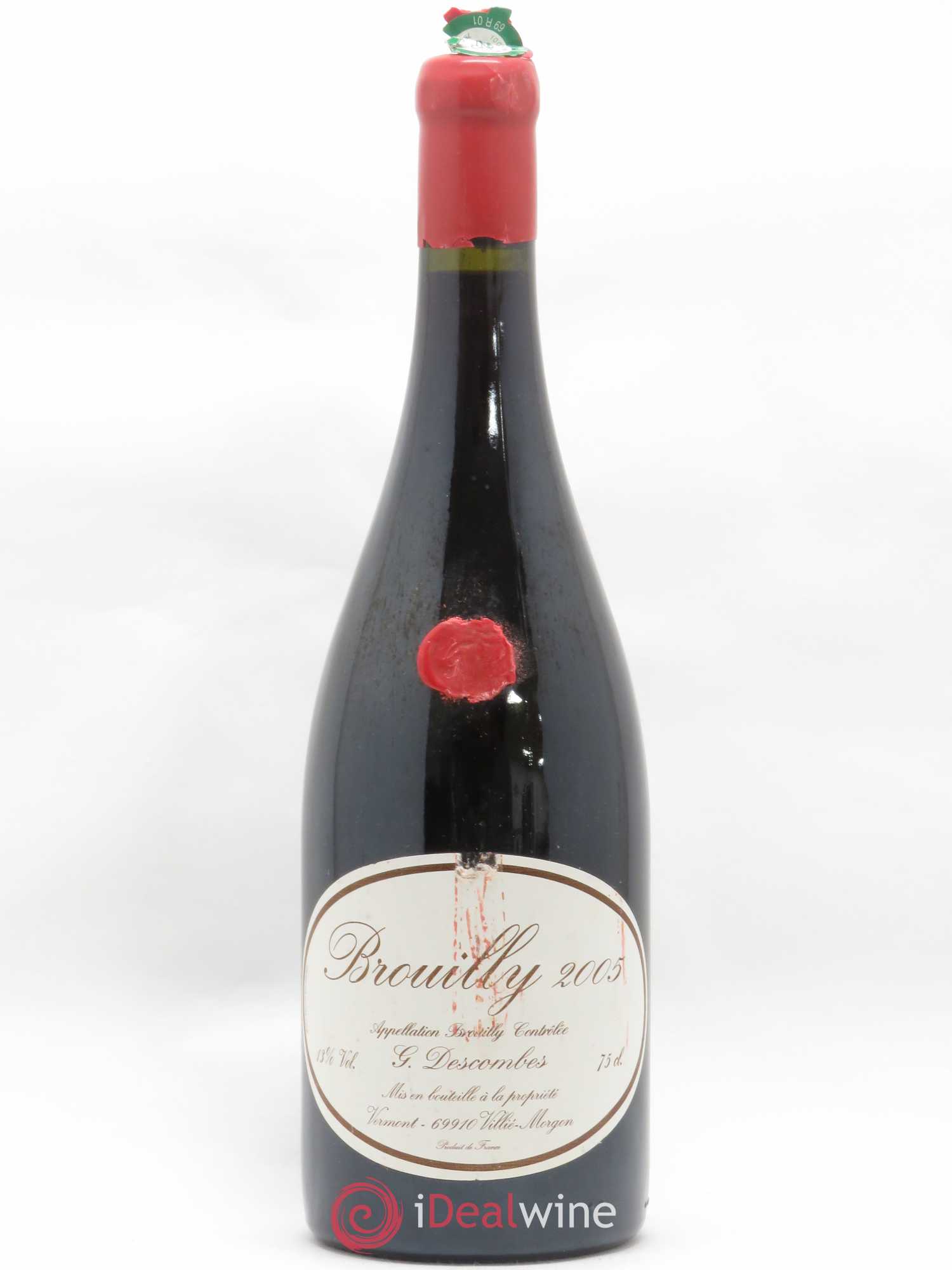 Brouilly Georges Descombes (Domaine) 2005 - Lot de 1 bouteille - 0