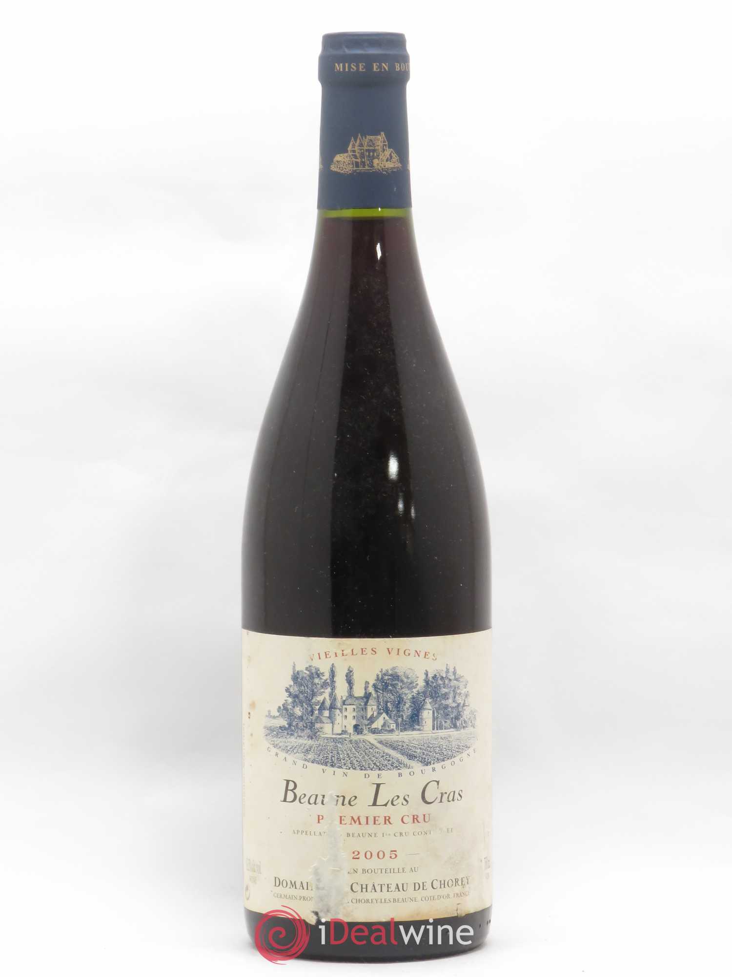 Beaune 1er Cru Vieilles Vignes Les Cras Château de Chorey 2005 - Posten von 1 Flasche - 0