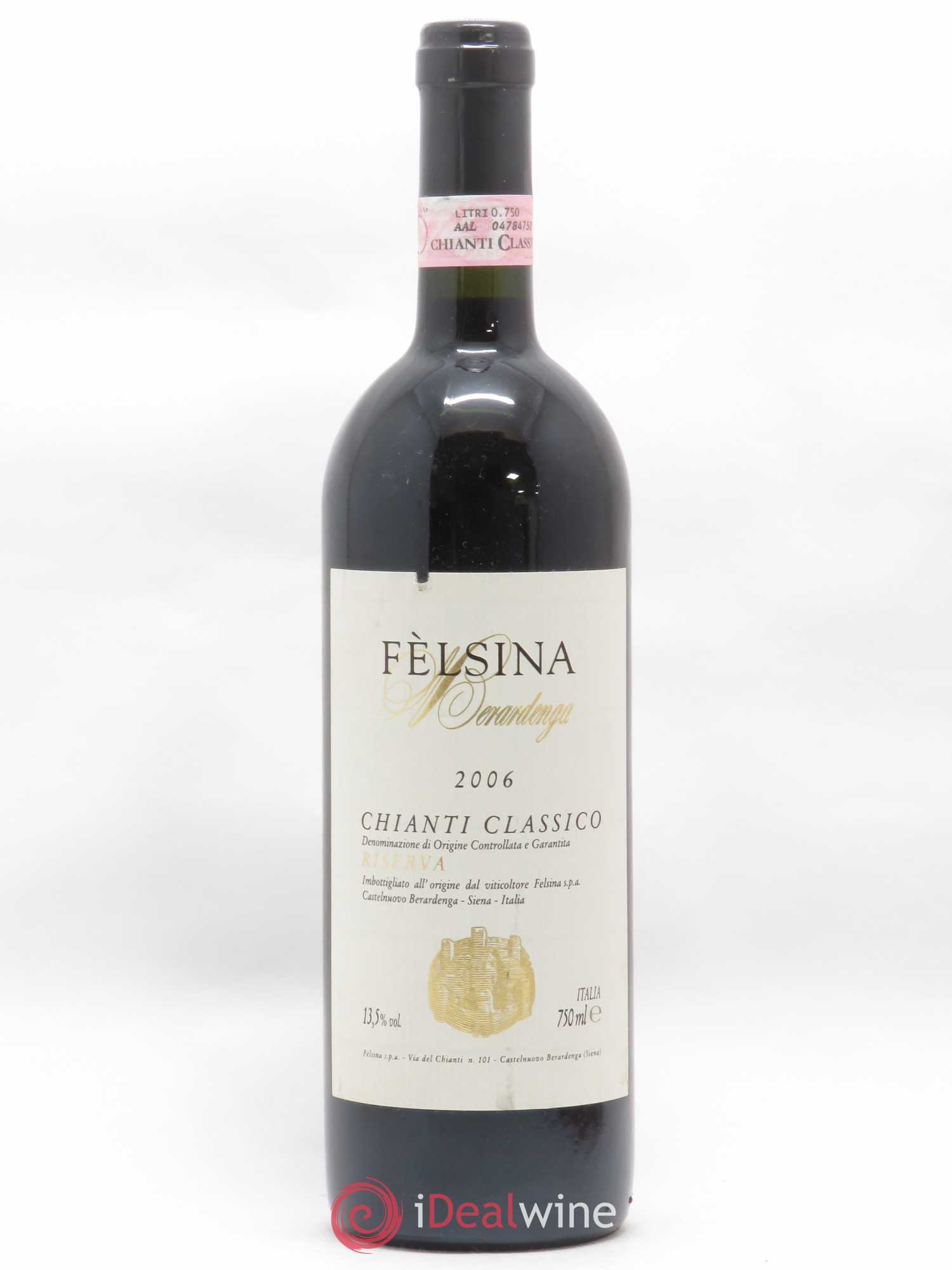 Chianti Classico DOCG Riserva Fèlsina 2006 - Posten von 1 Flasche - 0