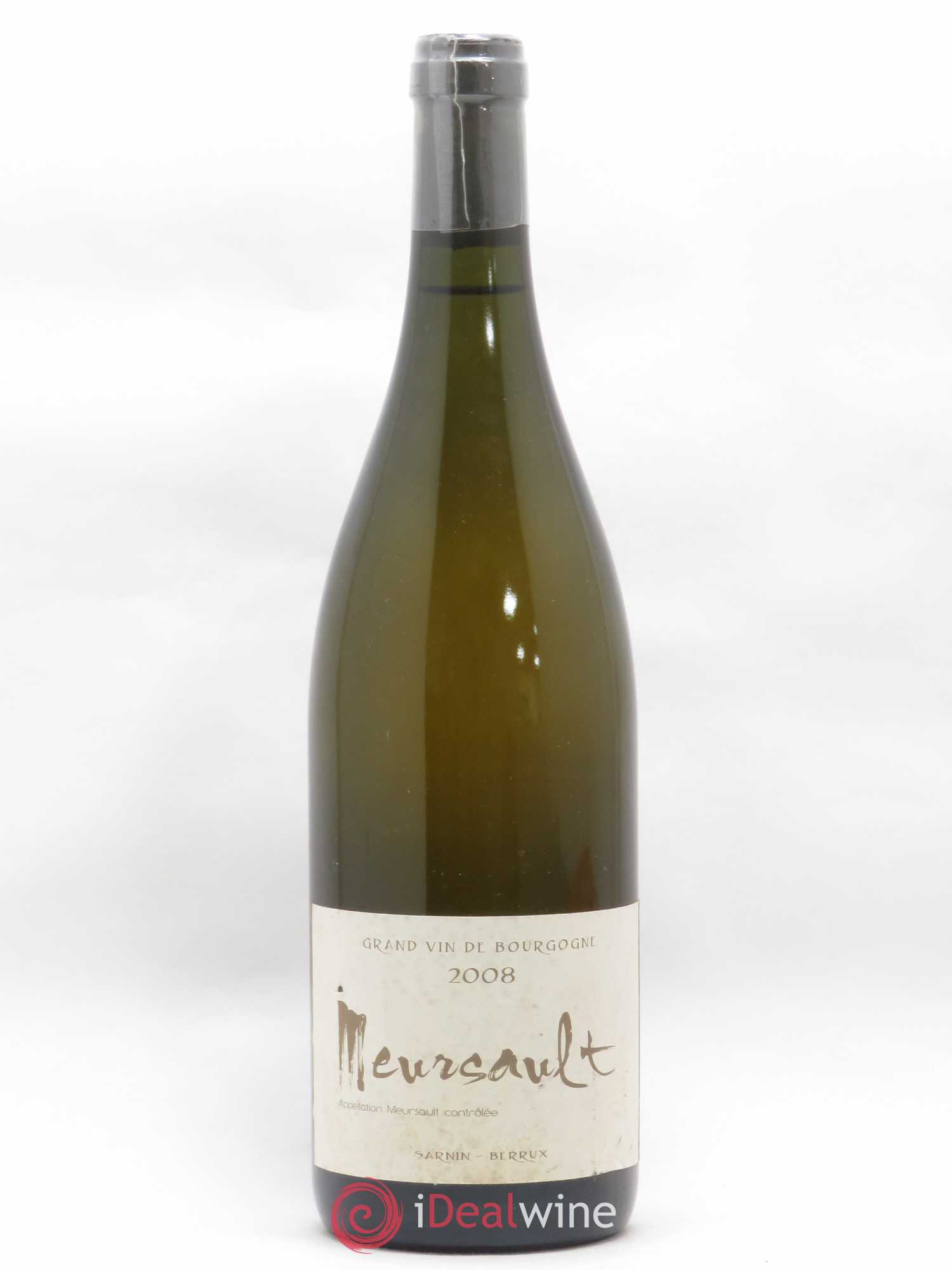 Meursault Sarnin Berrux 2008 - Posten von 1 Flasche - 0