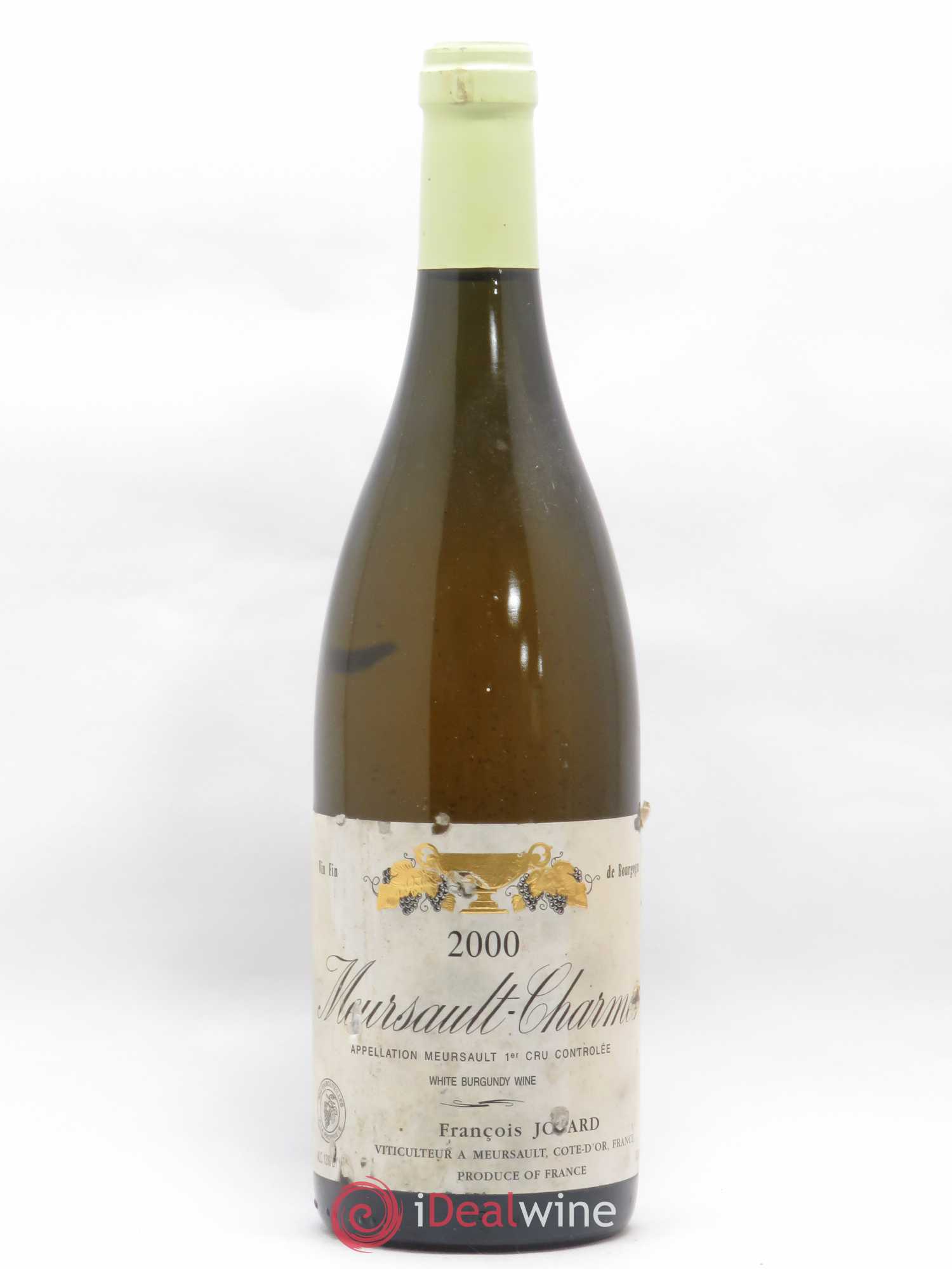 Meursault 1er Cru Charmes François et Antoine Jobard (Domaine) 2000 - Lot de 1 bouteille - 0