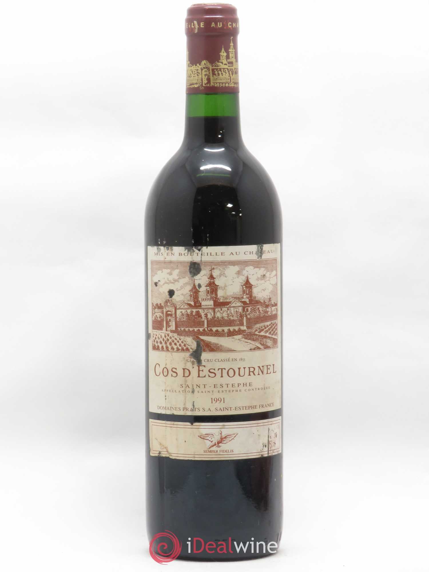 Cos d'Estournel 2ème Grand Cru Classé 1991 - Lot de 1 bouteille - 0