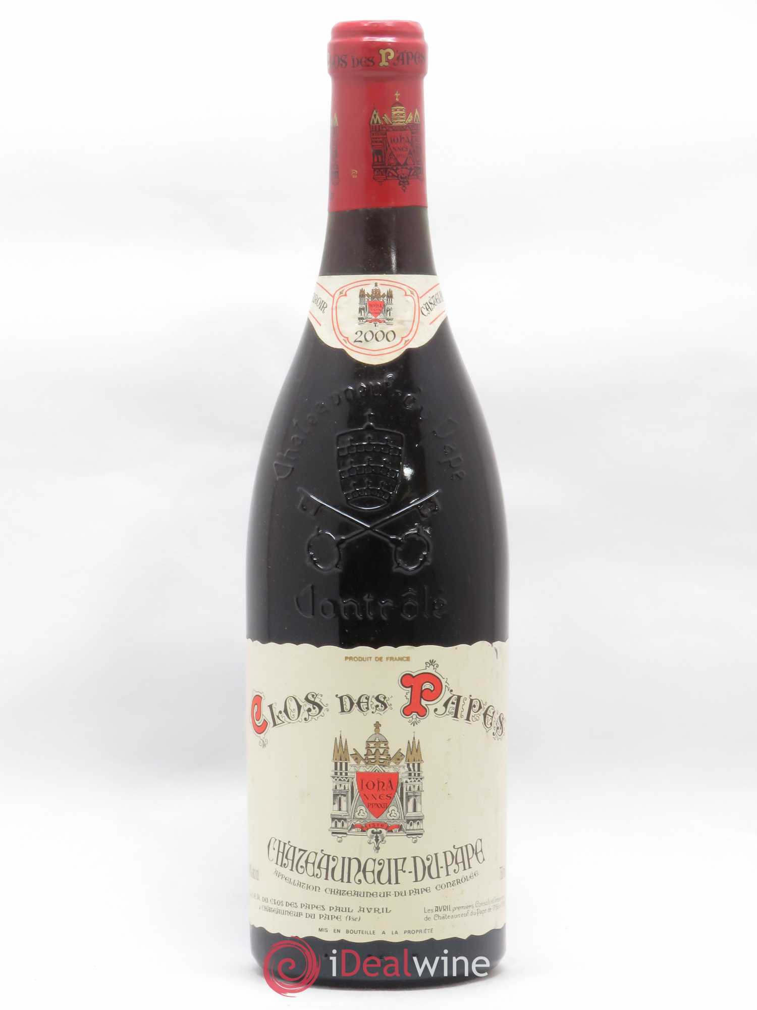 Châteauneuf-du-Pape Clos des Papes - Paul Avril 2000 - Lot de 1 bouteille - 0