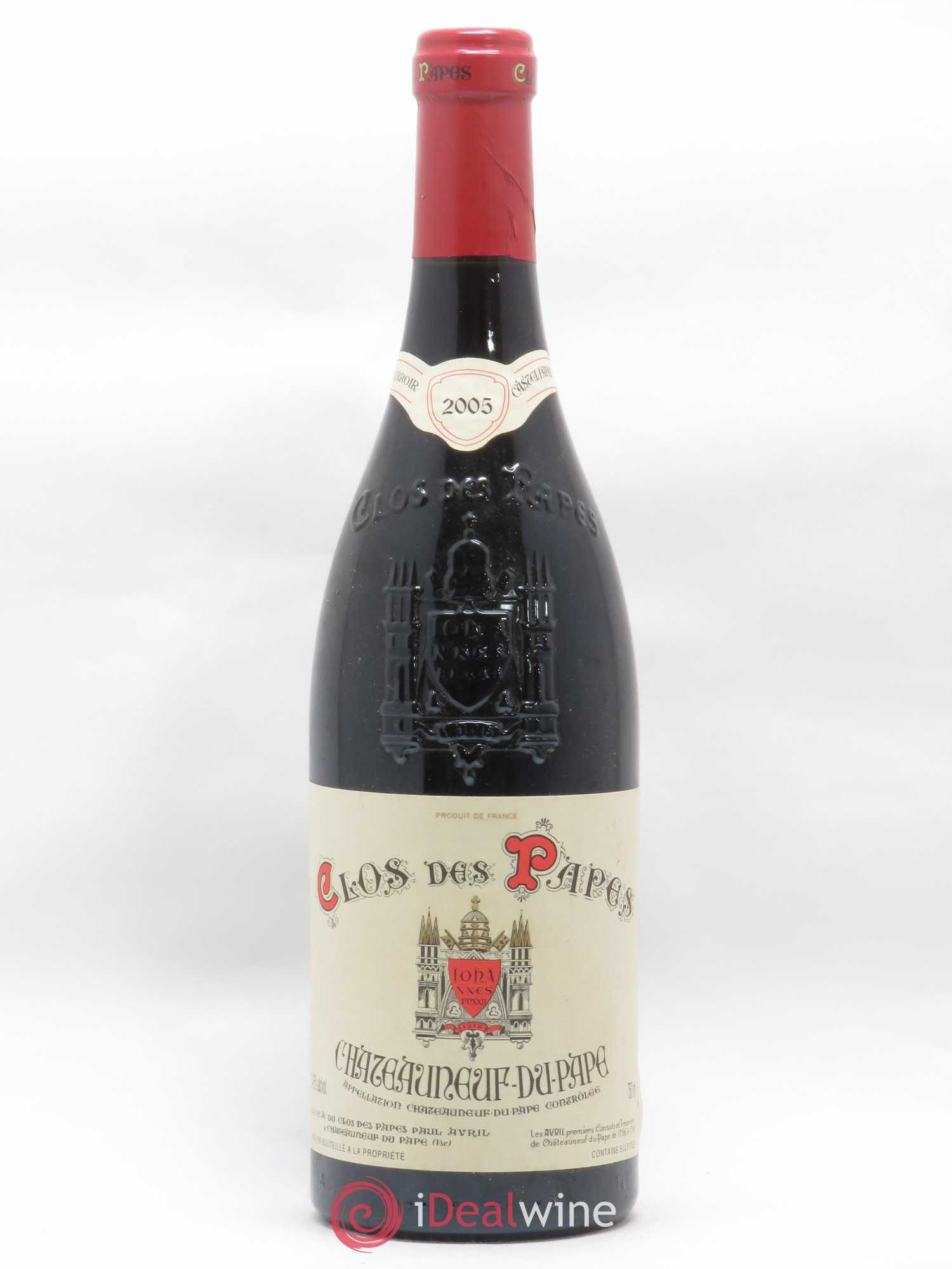 Châteauneuf-du-Pape Clos des Papes - Paul Avril 2005 - Lot de 1 bouteille - 0
