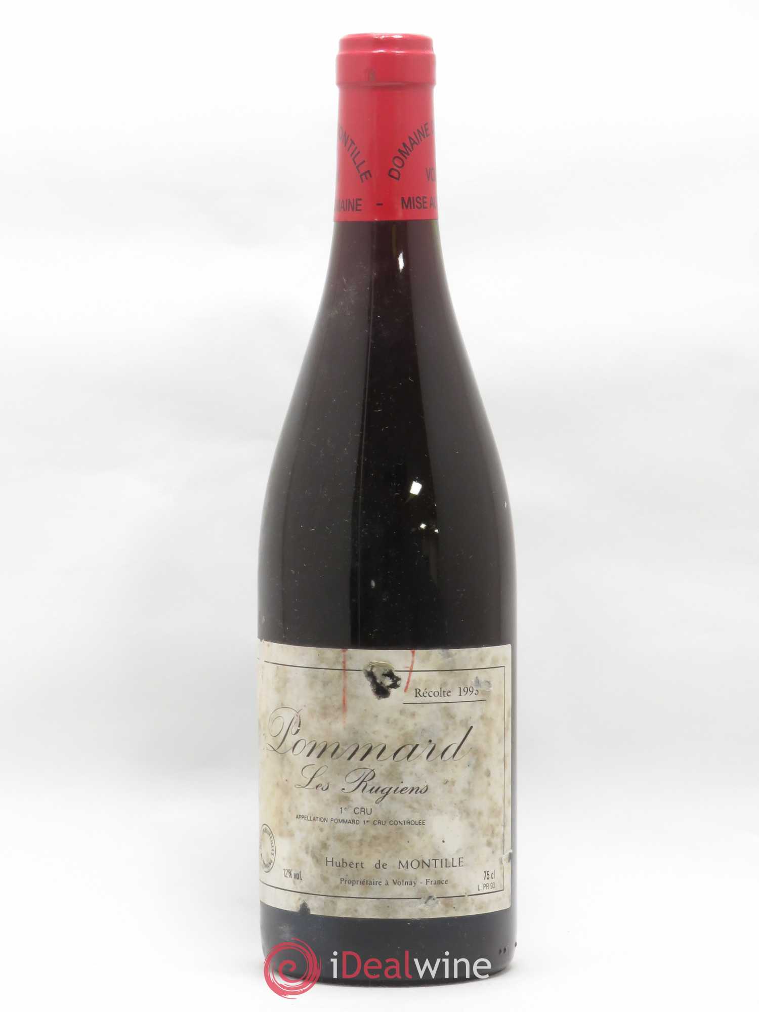Pommard 1er Cru Les Rugiens De Montille (Domaine) 1993 - Lot de 1 bouteille - 0