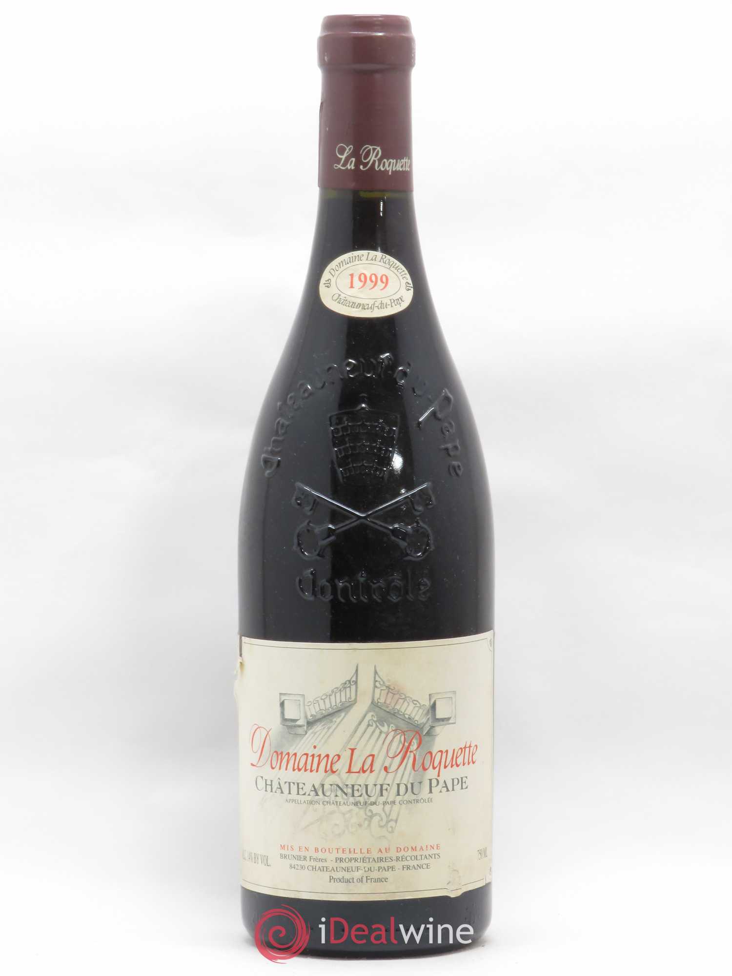 Châteauneuf-du-Pape La Roquète - Anciennement La Roquette (Domaine de) Vignobles Brunier 1999 - Lot de 1 bouteille - 0
