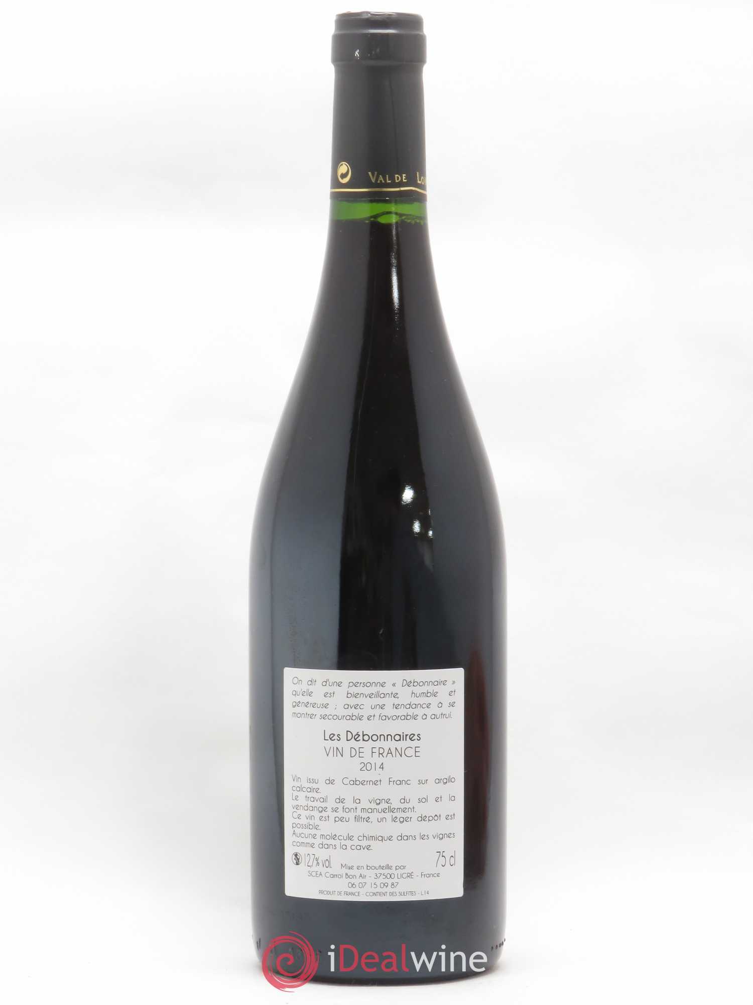 Vin de France Les Debonnaires Luc Sebille 2014 - Lot of 1 bottle - 1