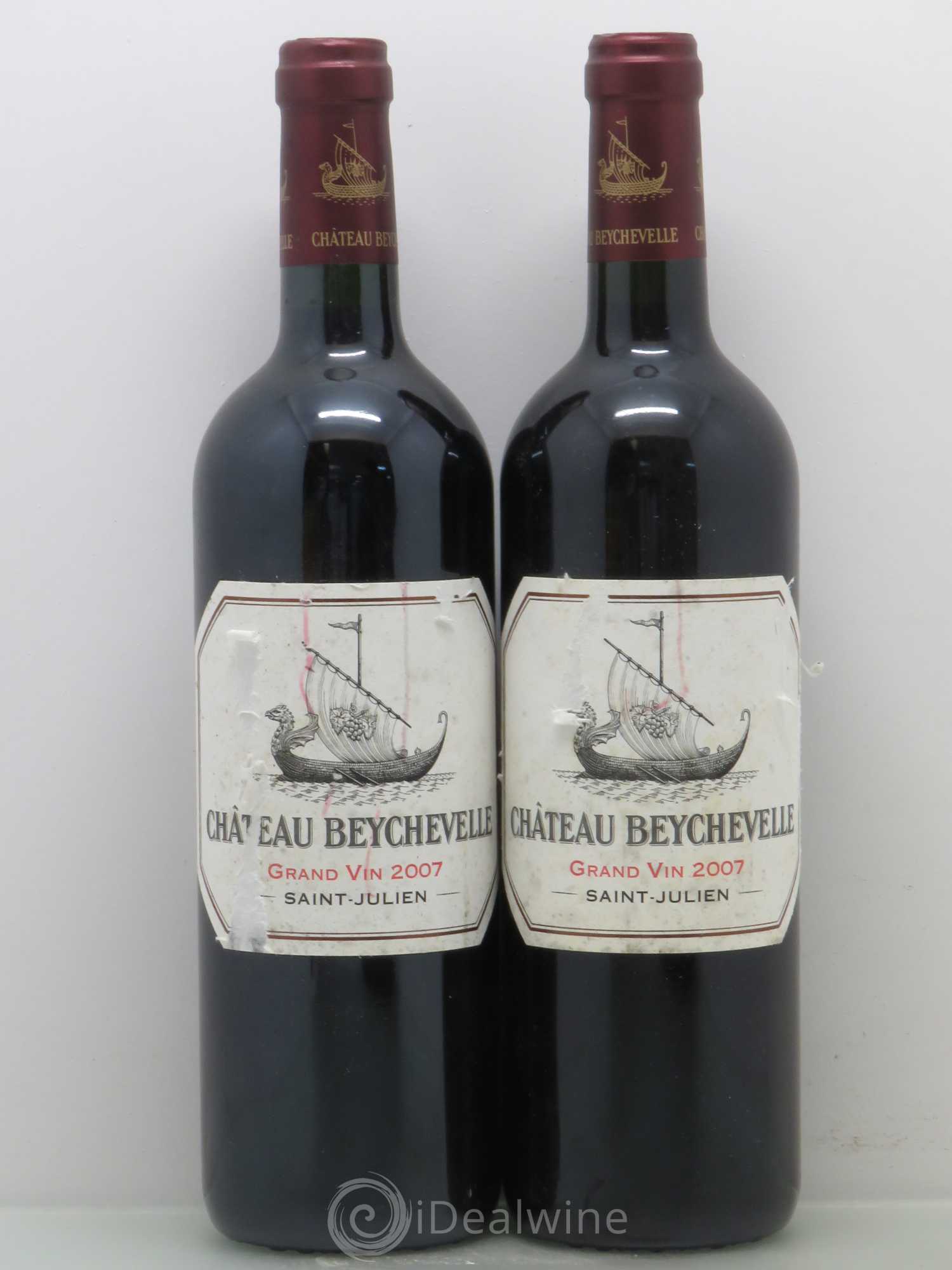 Château Beychevelle 4ème Grand Cru Classé 2007 - Lot de 2 bouteilles - 0