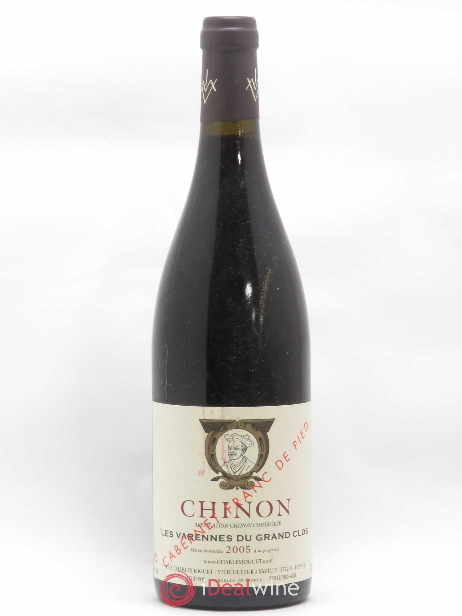 Chinon Les Varennes du Grand Clos Franc de Pied Charles Joguet (Domaine) 2005 - Lot de 1 bouteille - 0