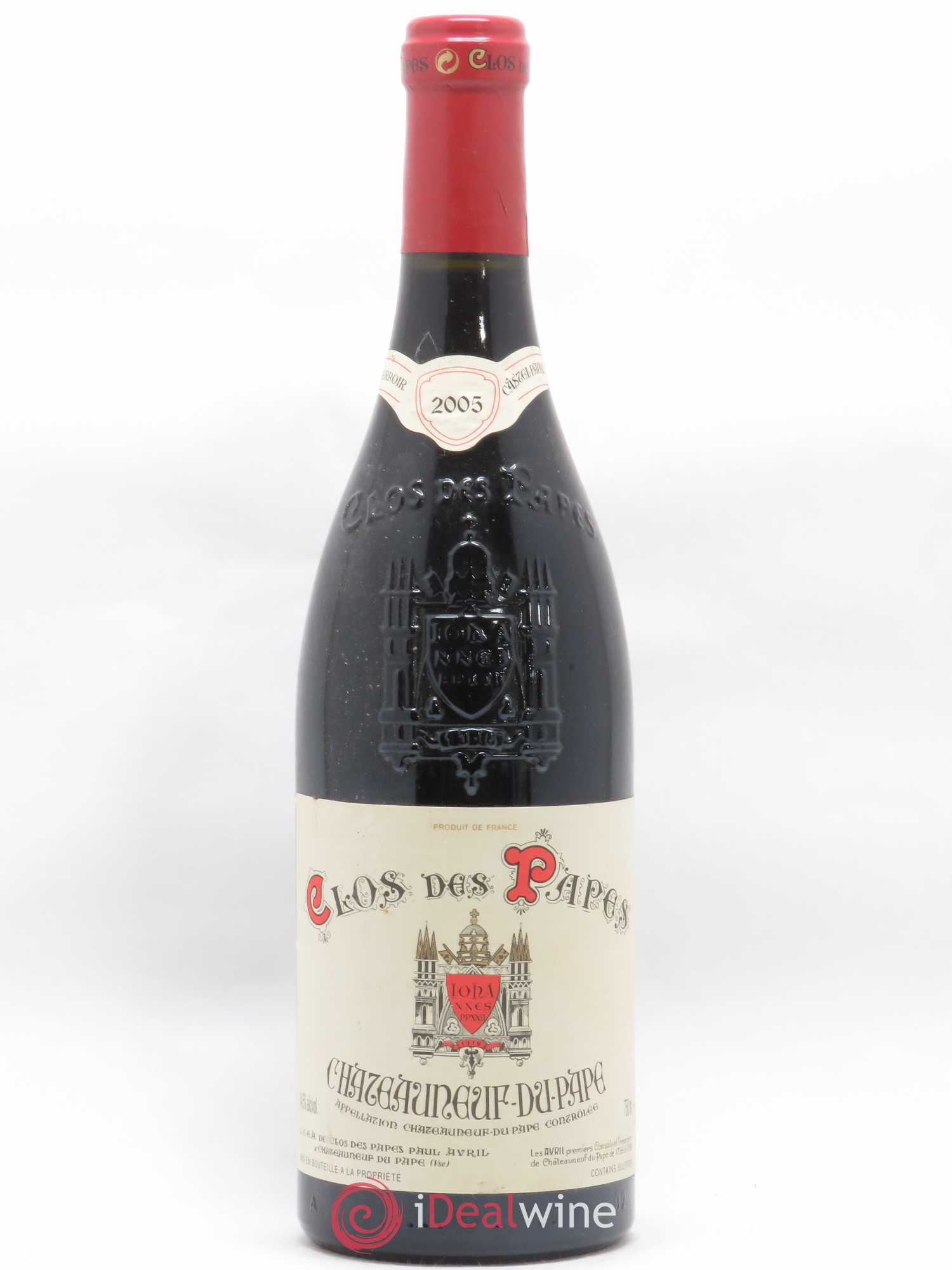 Châteauneuf-du-Pape Clos des Papes - Paul Avril 2005 - Lot de 1 bouteille - 0