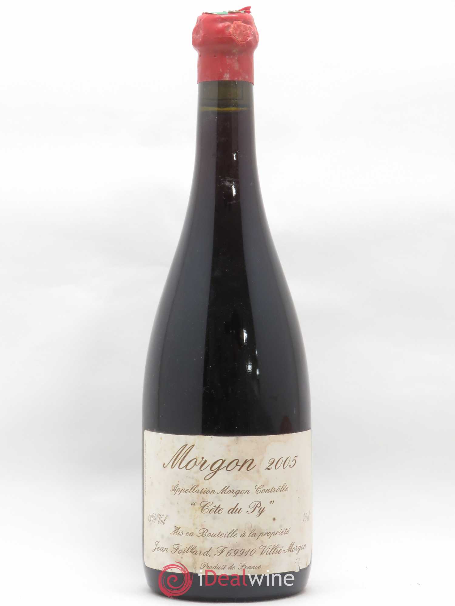 Morgon Côte du Py Jean Foillard 2005 - Lot de 1 bouteille - 0