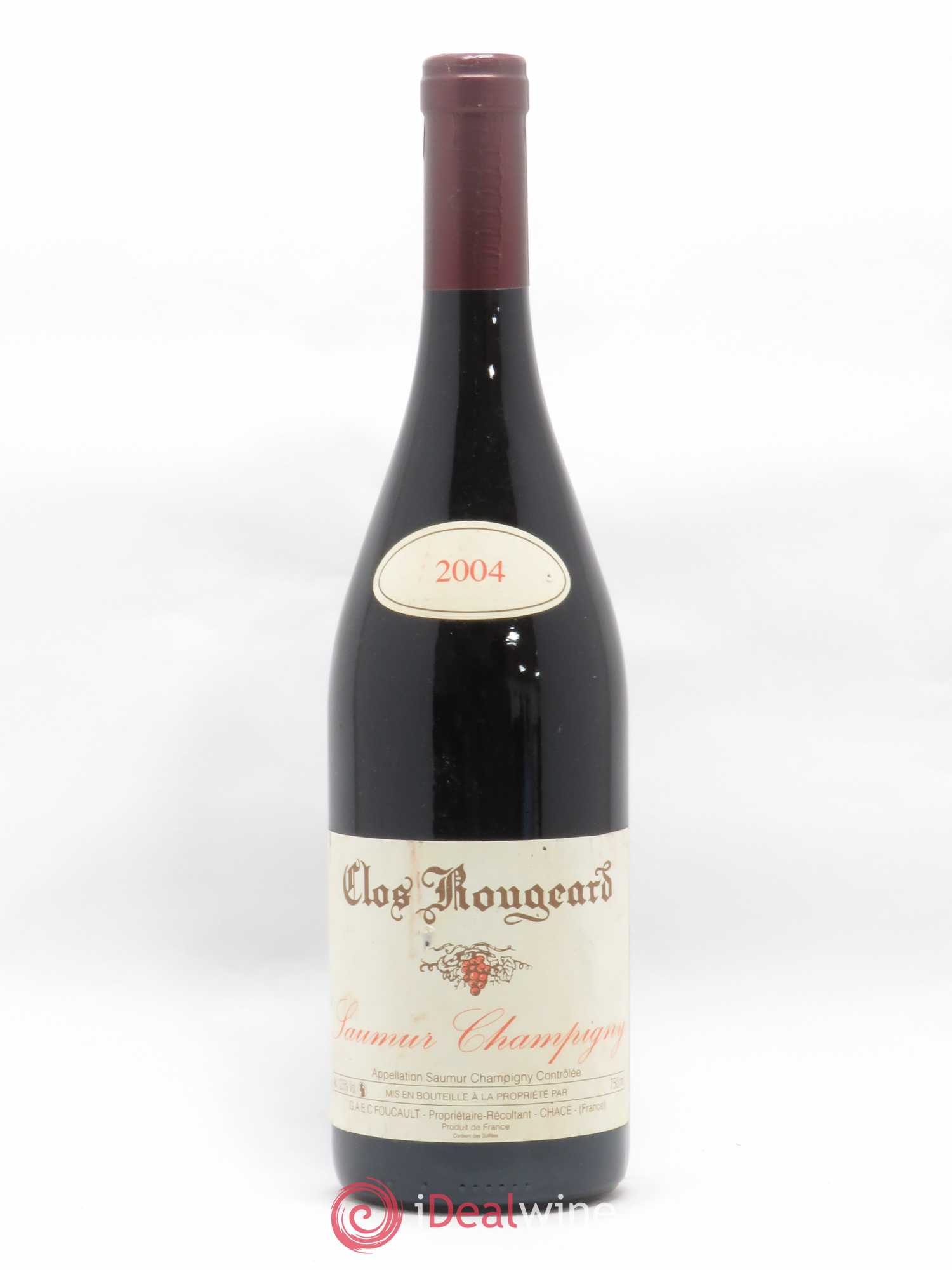 Saumur-Champigny Clos Rougeard 2004 - Lot de 1 bouteille - 0
