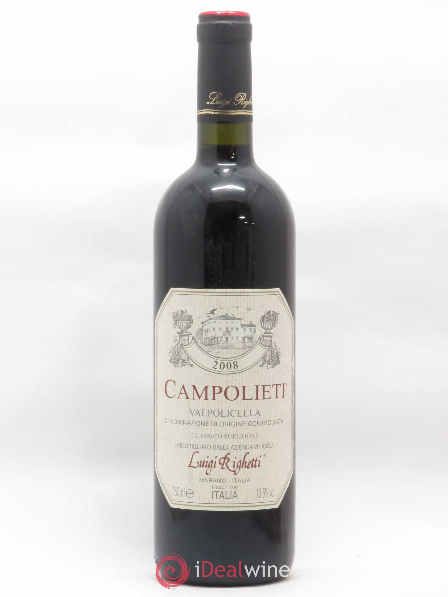 Valpolicella Classico DOC Superiore Luigi Righetti Campolieti 2008 - Posten von 1 Flasche - 0