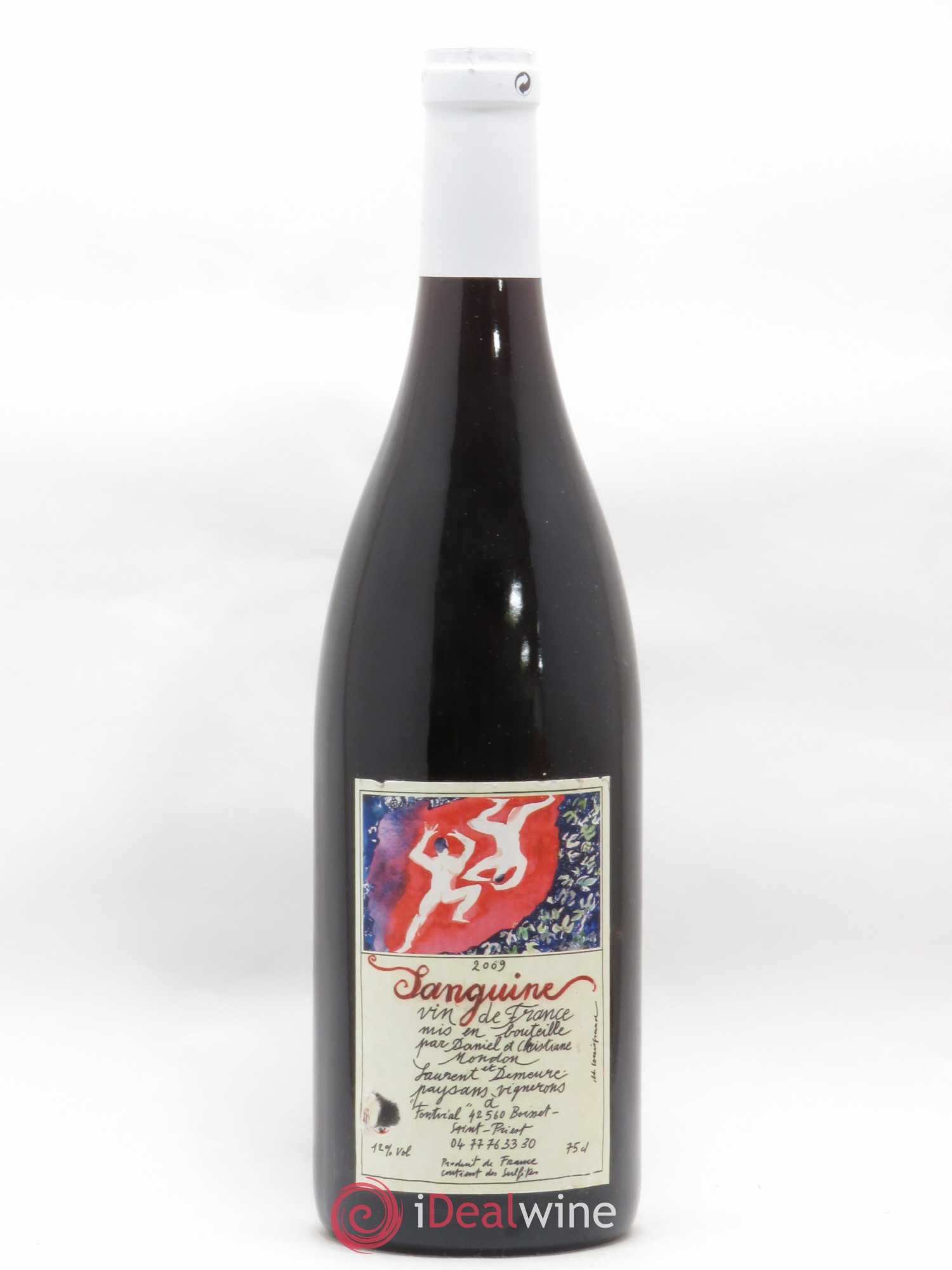 Vin de France Sanguine Mondon Demeuré 2009 - Posten von 1 Flasche - 0