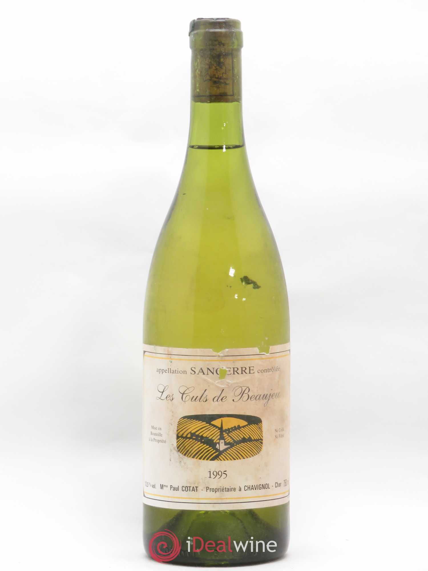Sancerre Les Culs de Beaujeu Mme Paul Cotat 1995 - Posten von 1 Flasche - 0
