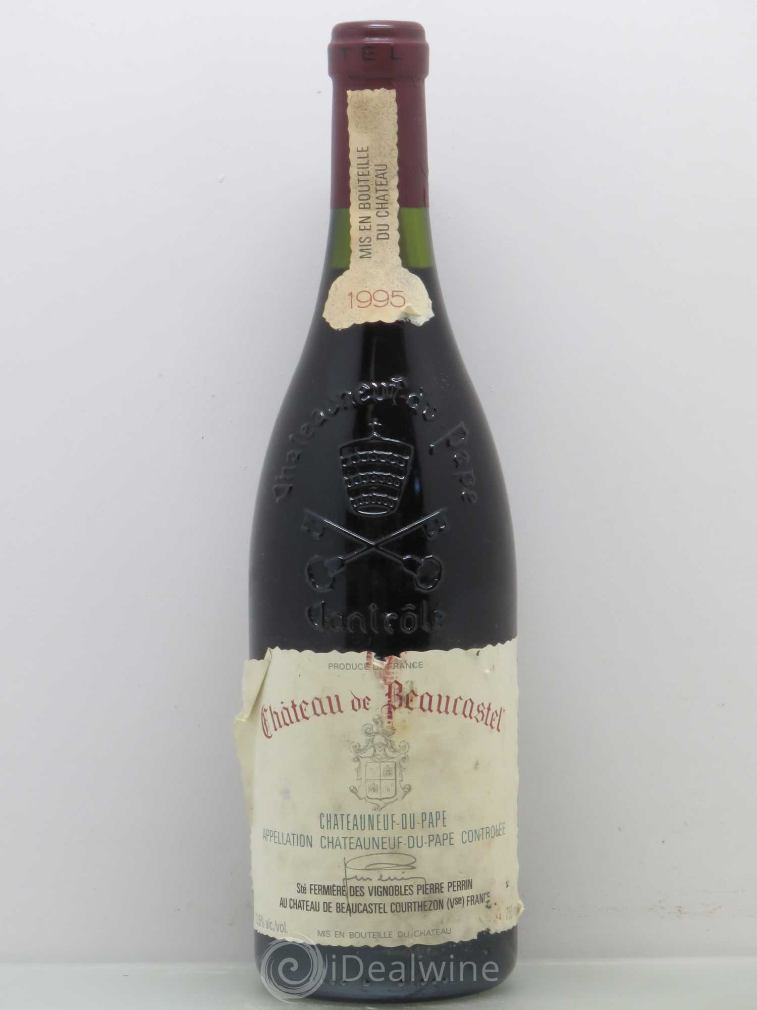 Châteauneuf-du-Pape Château de Beaucastel Famille Perrin 1995 - Lot de 1 bouteille - 0