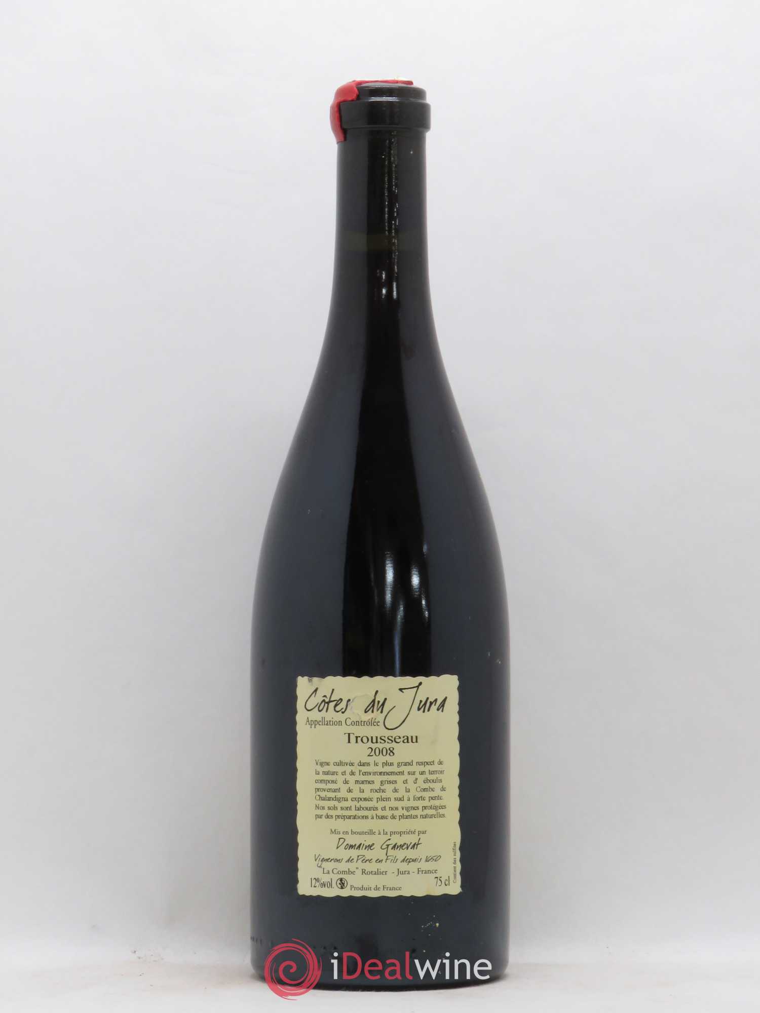 Côtes du Jura Plein Sud Jean-François Ganevat (Domaine) 2008 - Lot de 1 bouteille - 1