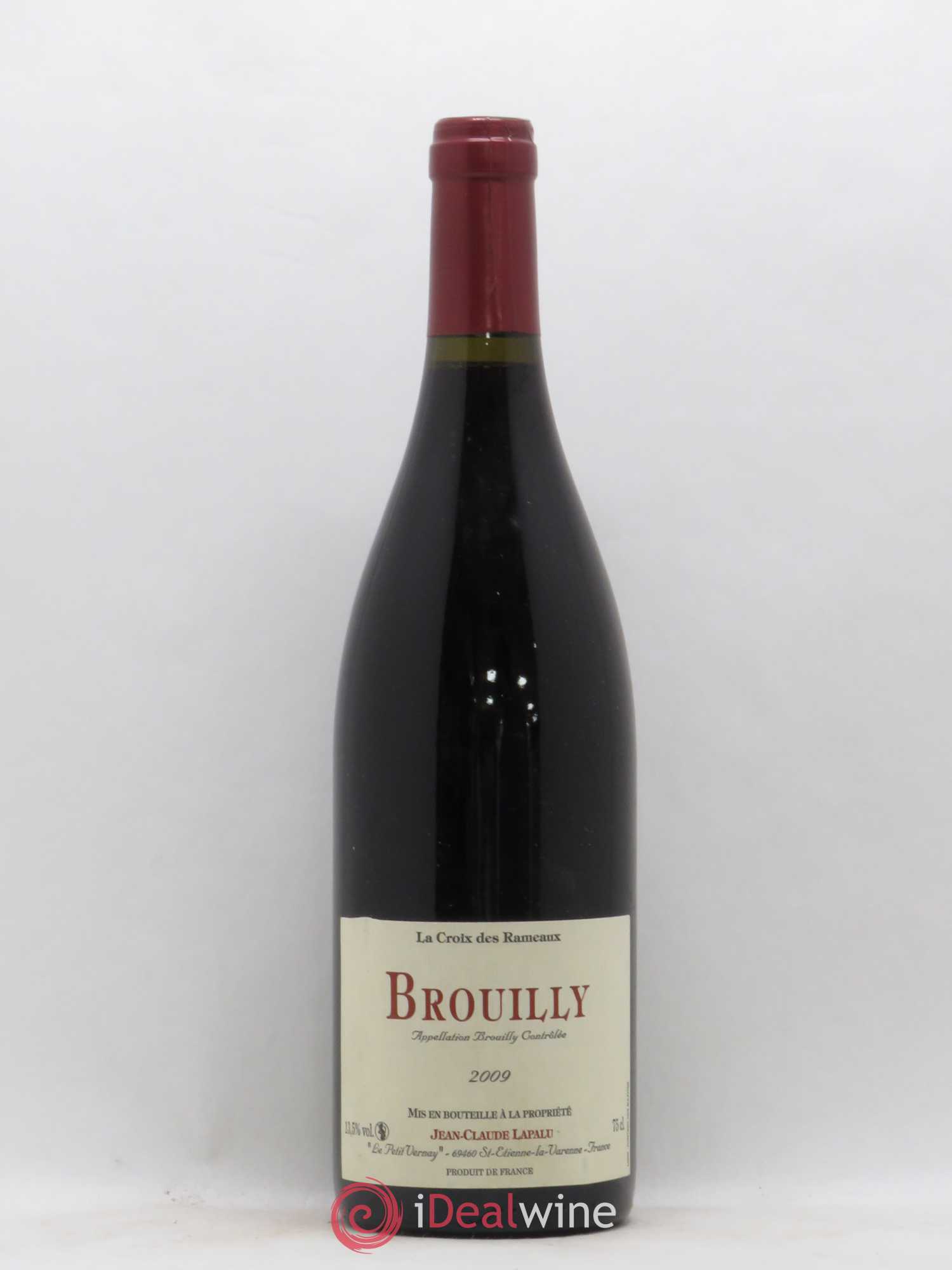 Brouilly La Croix des Rameaux Jean-Claude Lapalu 2009 - Lot de 1 bouteille - 0