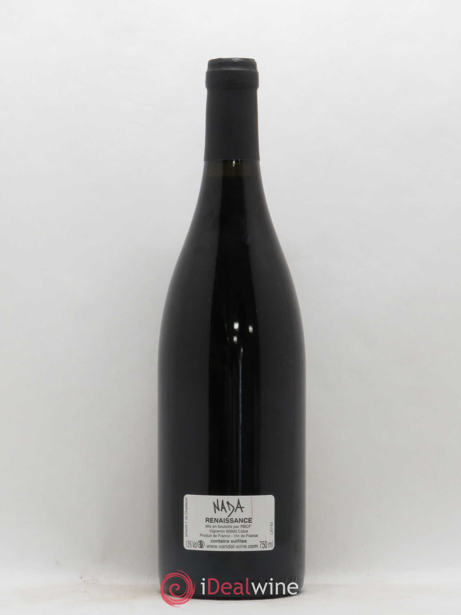 Vin de France Nada Cuvée Renaissance 2016 - Lot de 1 bouteille - 1