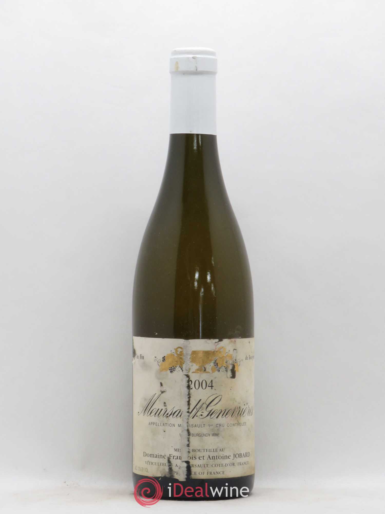 Meursault 1er Cru Genevrières François et Antoine Jobard (Domaine) 2004 - Lot de 1 bouteille - 0