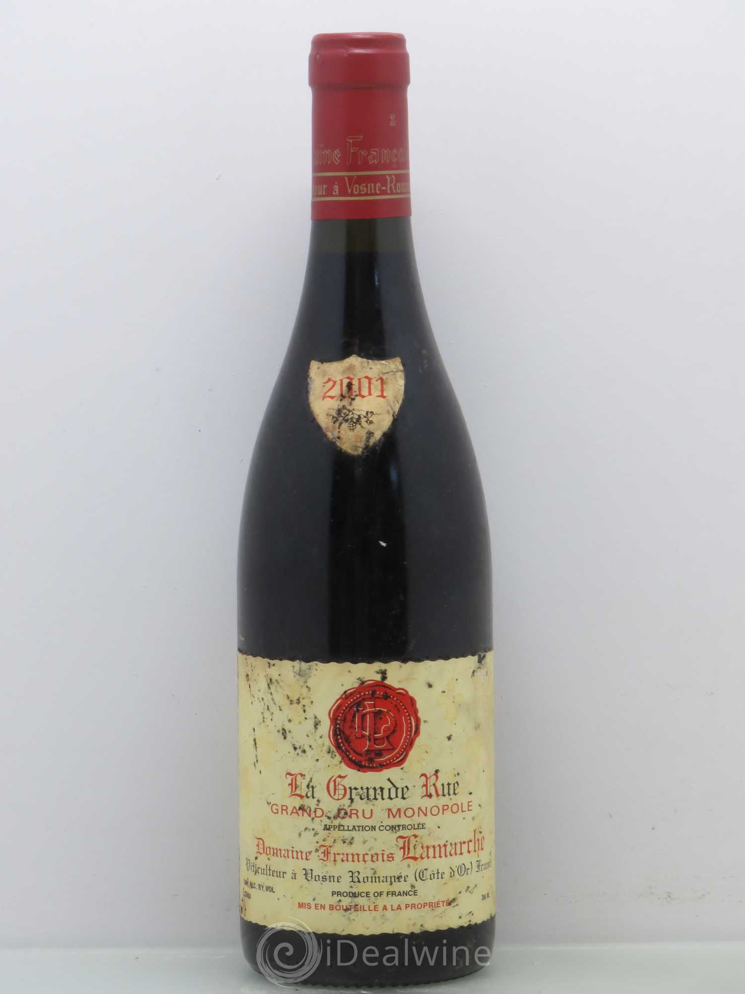 La Grande Rue Grand Cru Lamarche (Domaine) 2001 - Lot de 1 bouteille - 0