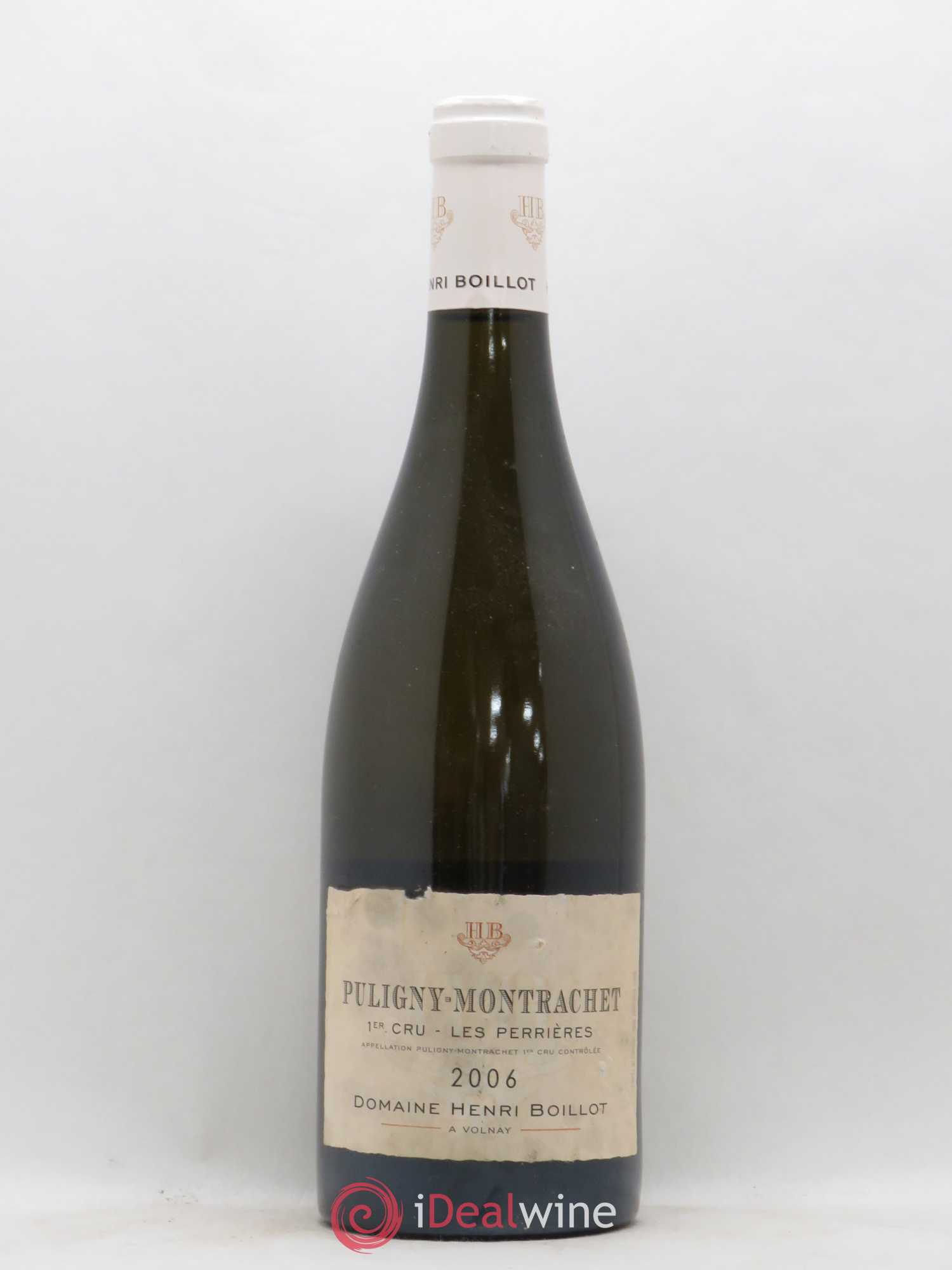 Puligny-Montrachet 1er Cru Les Perrières Henri Boillot (Domaine) 2006 - Lot de 1 bouteille - 0