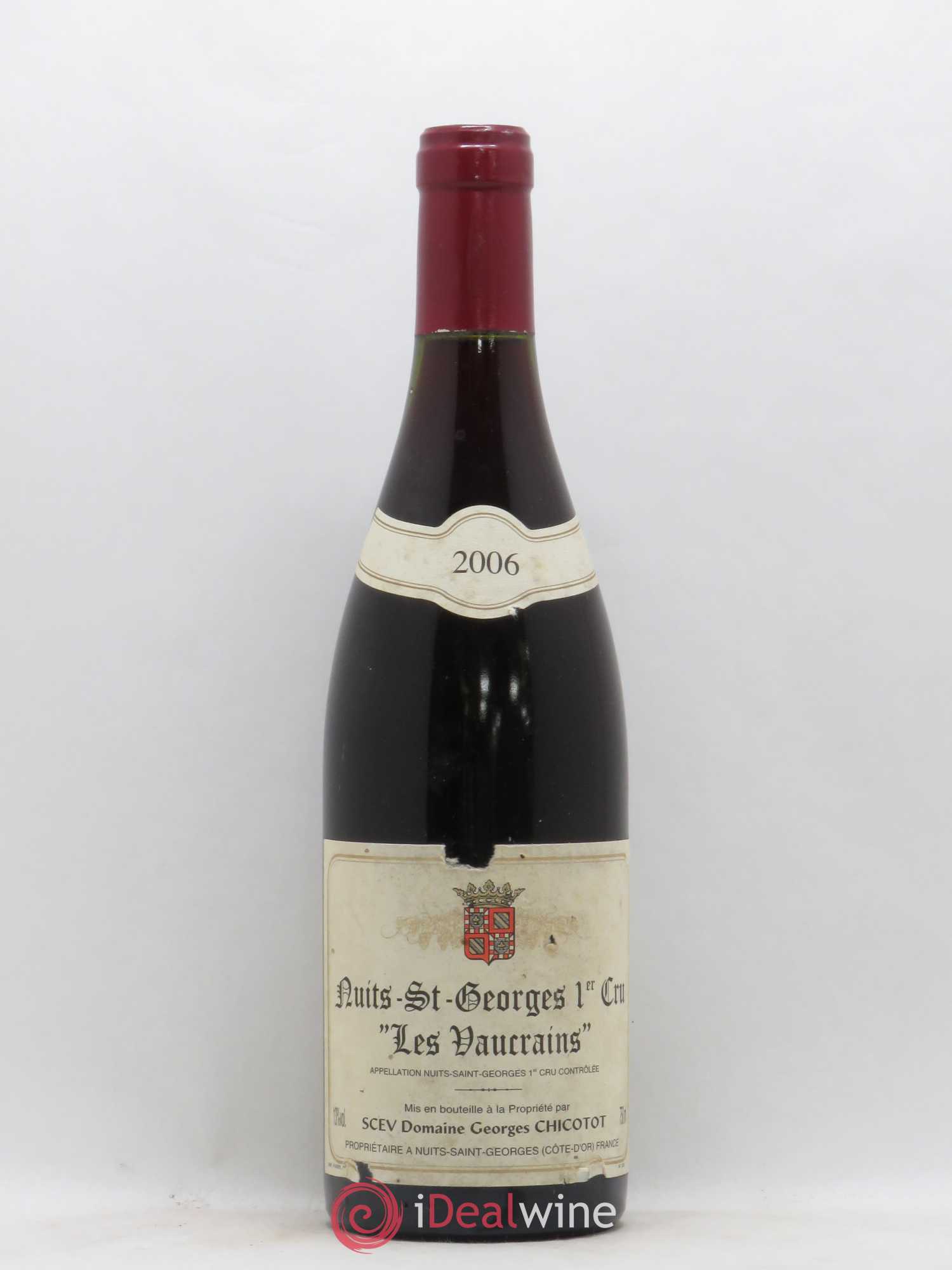 Nuits-Saint-Georges 1er Cru Les Vaucrains Chicotot 2006 - Lot de 1 bouteille - 0