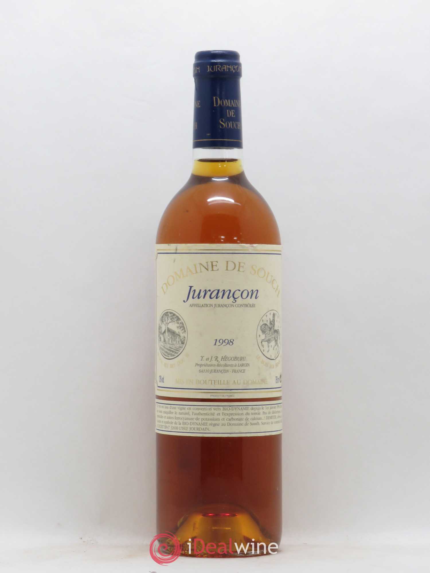 Jurançon Souch (Domaine de) 1998 - Lotto di 1 bottiglia - 0