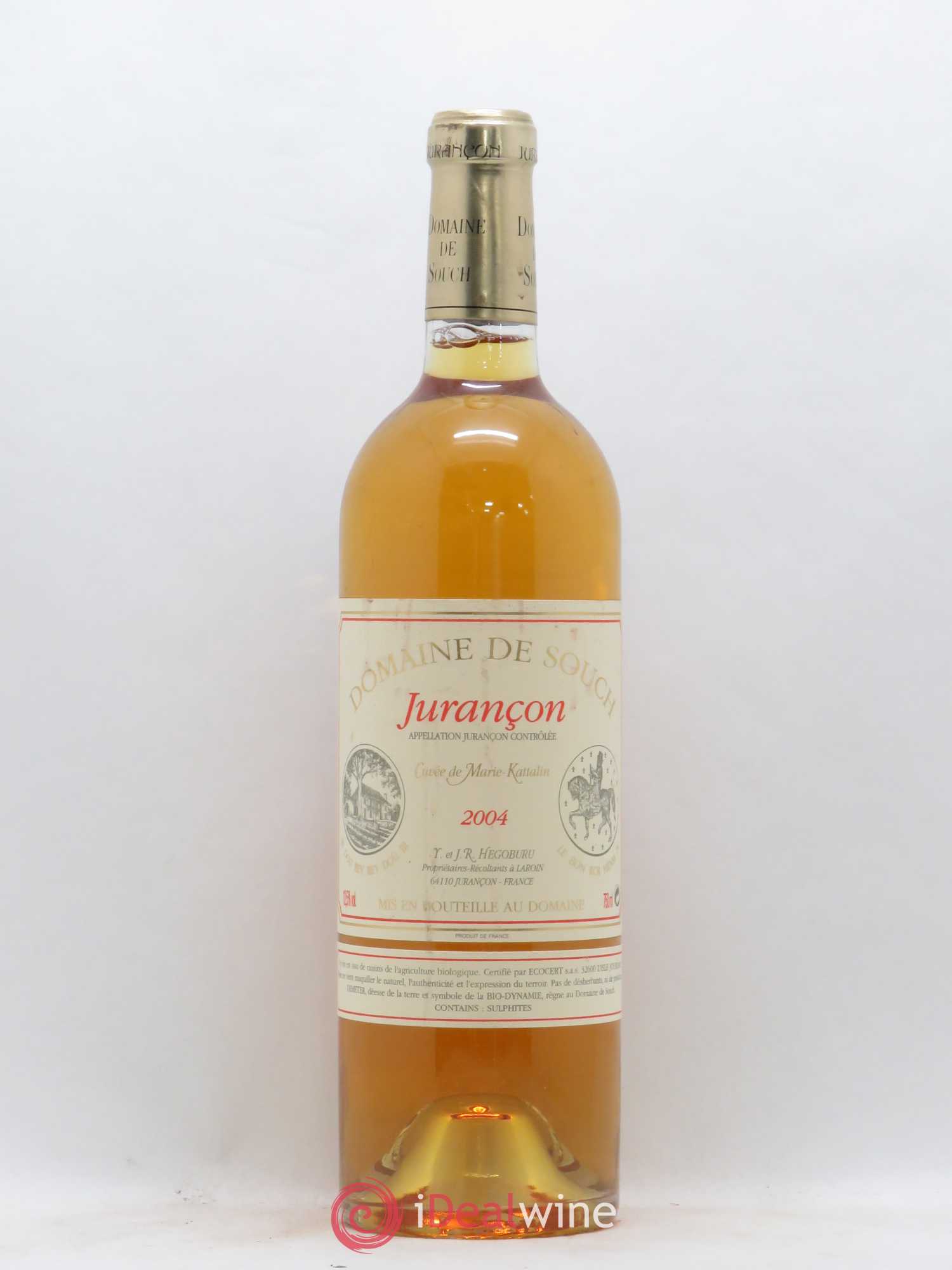 Jurançon Marie Kattalyn Souch (Domaine de) 2004 - Lotto di 1 bottiglia - 0