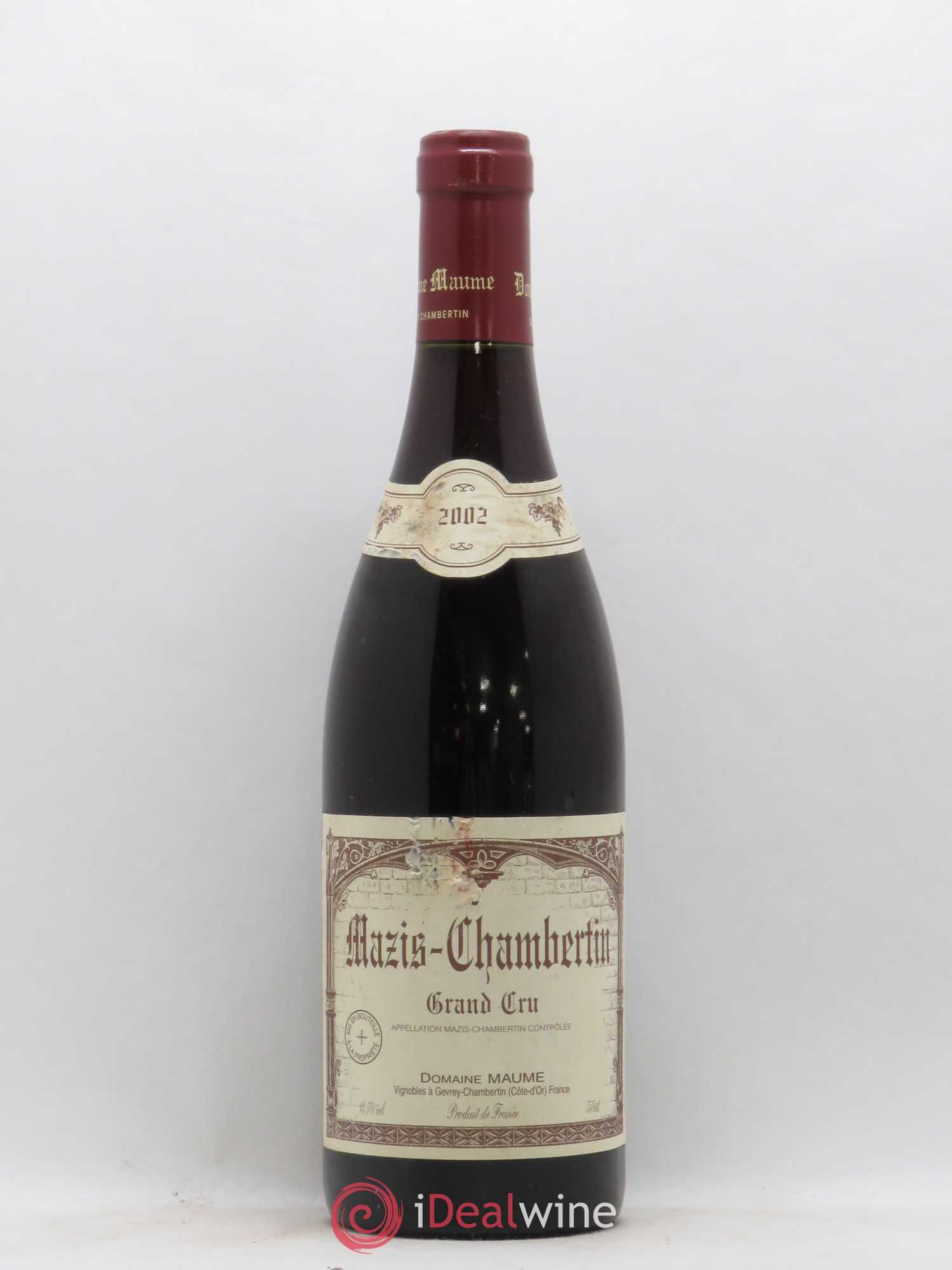 Mazis-Chambertin Grand Cru Maume 2002 - Lot de 1 bouteille - 0