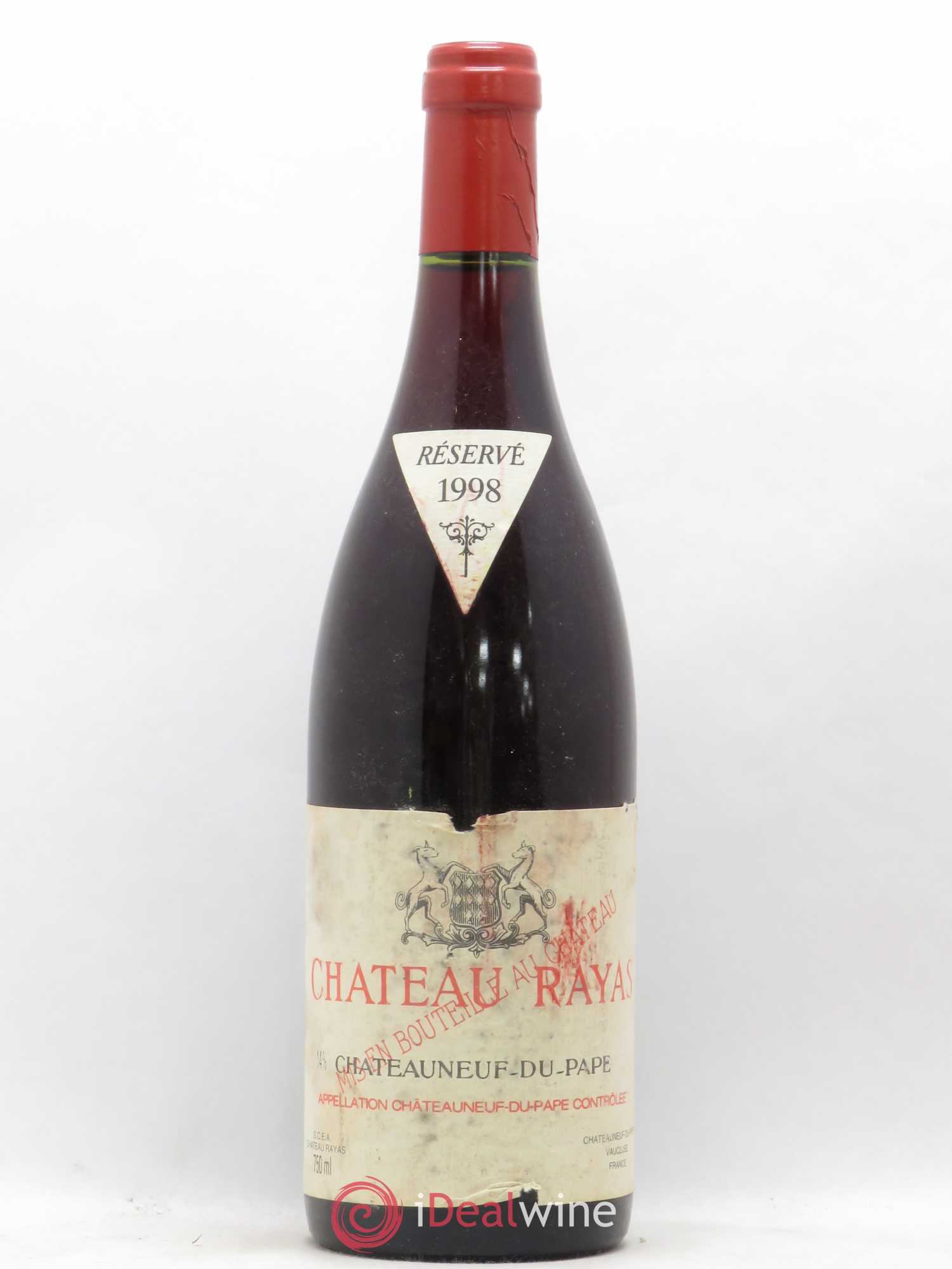 Châteauneuf-du-Pape Château Rayas Emmanuel Reynaud 1998 - Lot de 1 bouteille - 0