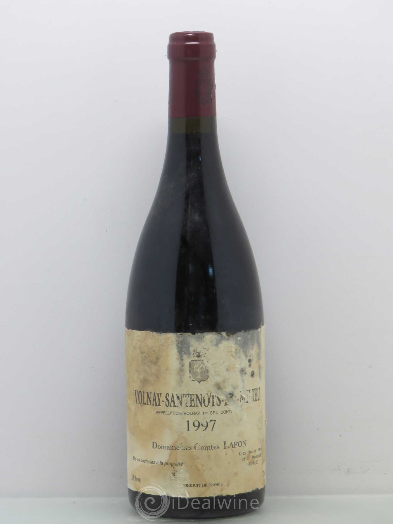 Volnay 1er Cru Santenots du Milieu Comtes Lafon (Domaine des) 1997 - Lot de 1 bouteille - 0