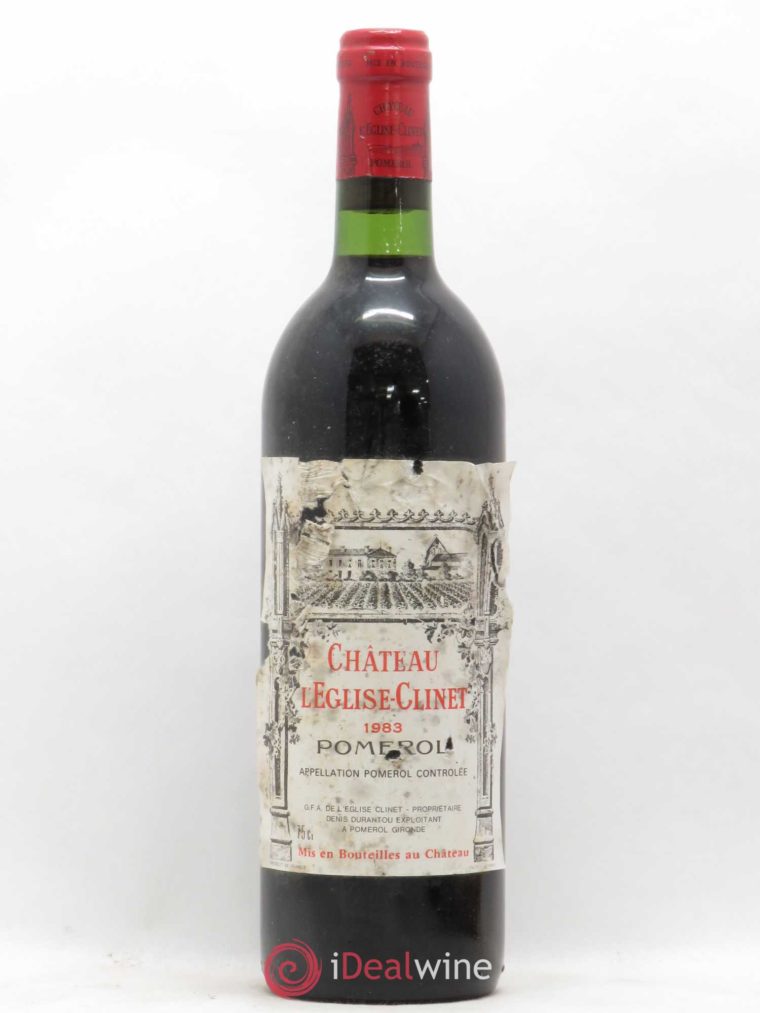 Château l' Église Clinet 1983 - Lot de 1 bouteille - 0