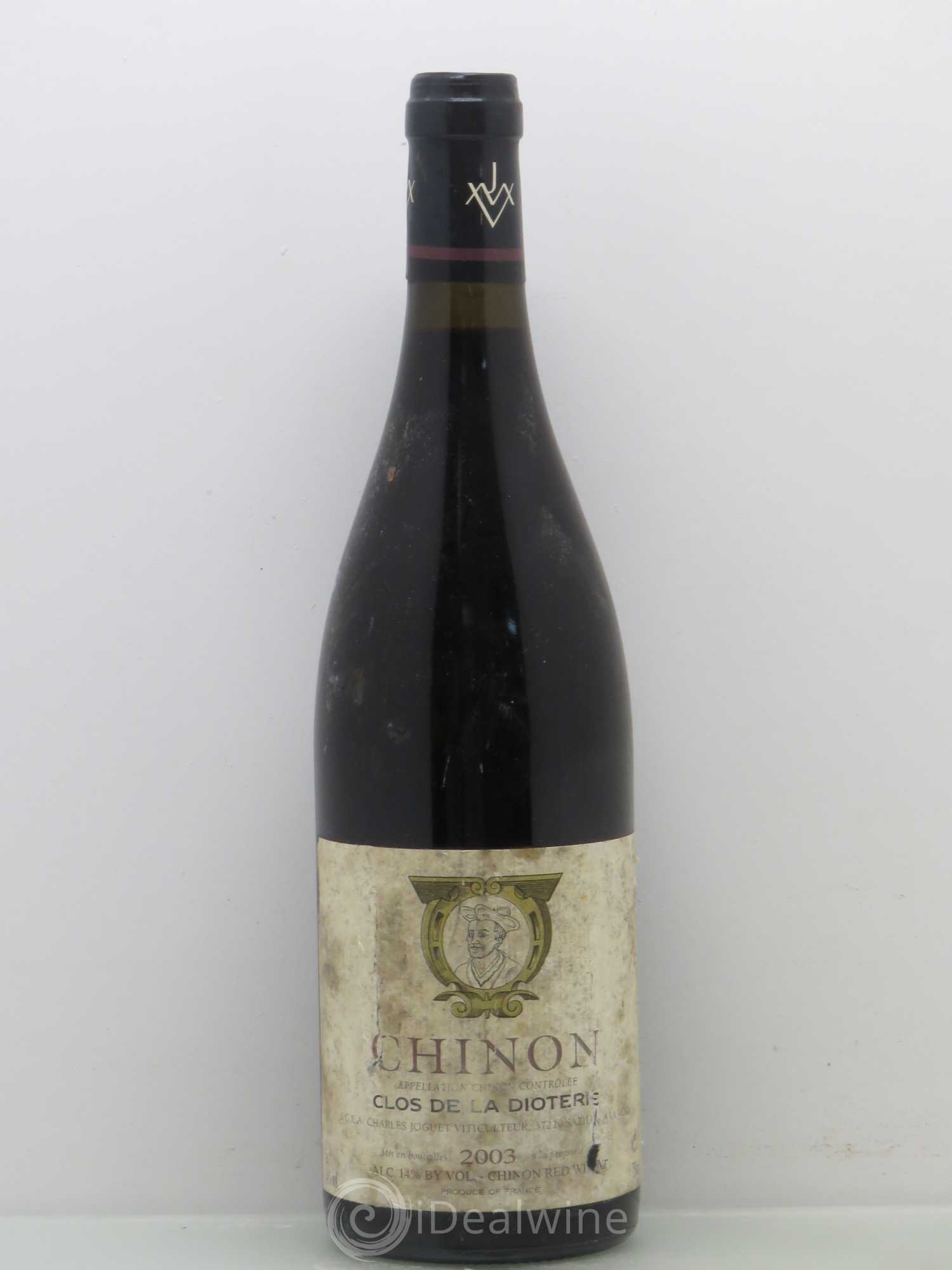 Chinon Clos de La Dioterie Charles Joguet 2003 - Lot de 1 bouteille - 0