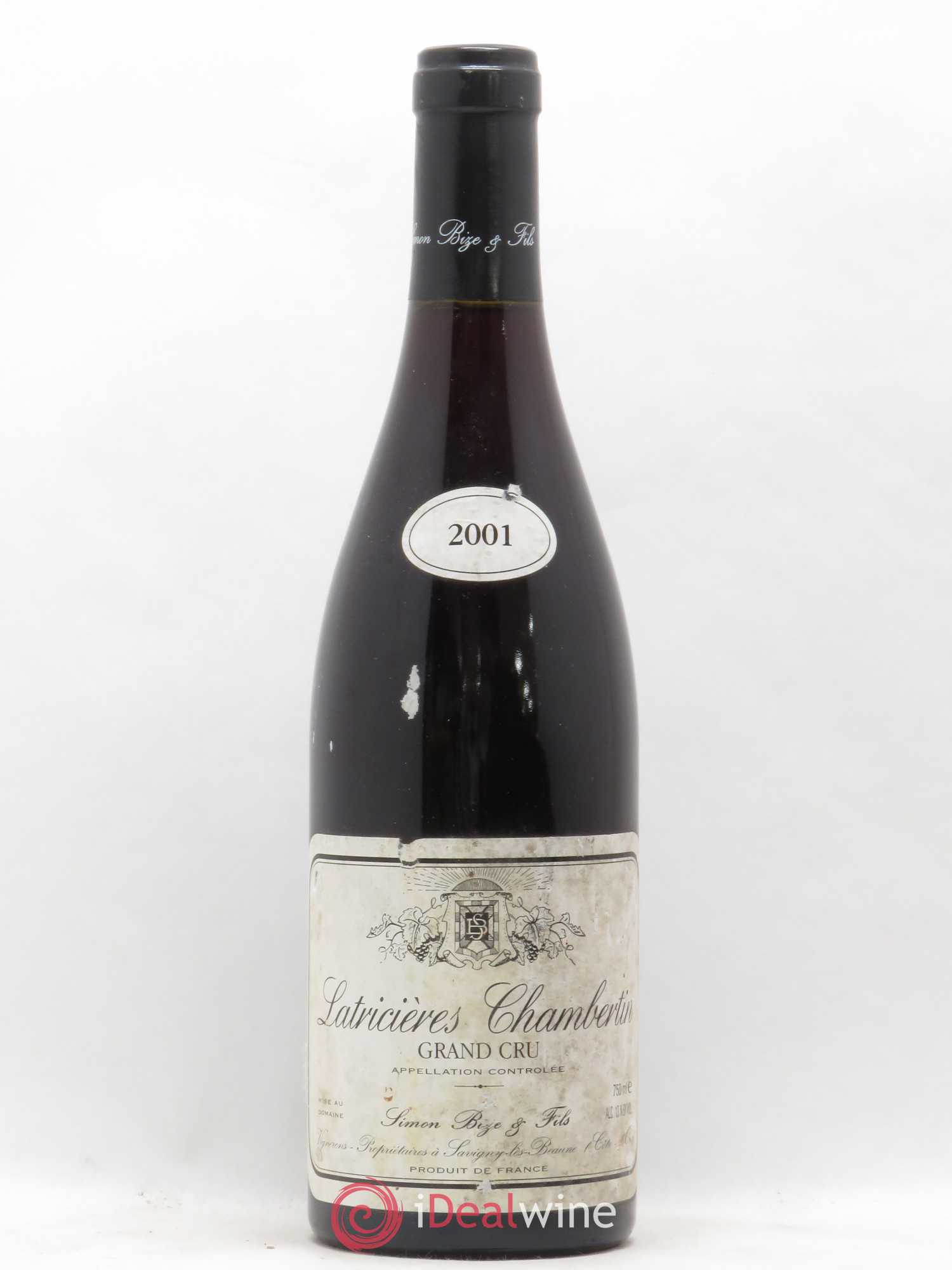 Latricières-Chambertin Grand Cru Simon Bize & Fils 2001 - Lot de 1 bouteille - 0