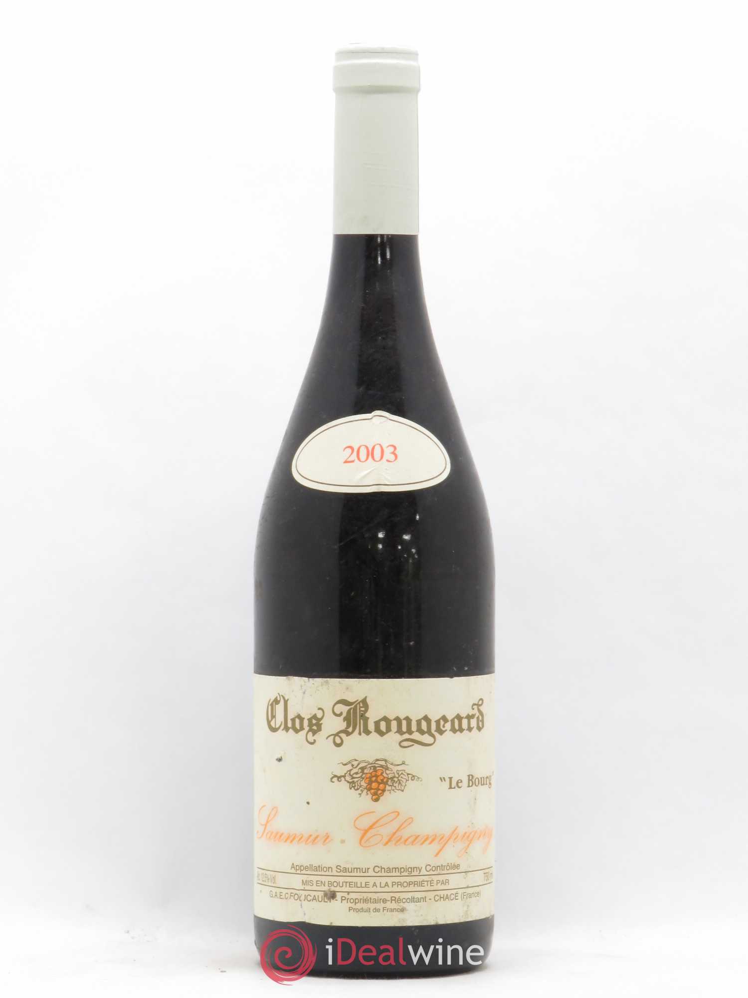 Saumur-Champigny Le Bourg Clos Rougeard 2003 - Lot de 1 bouteille - 0