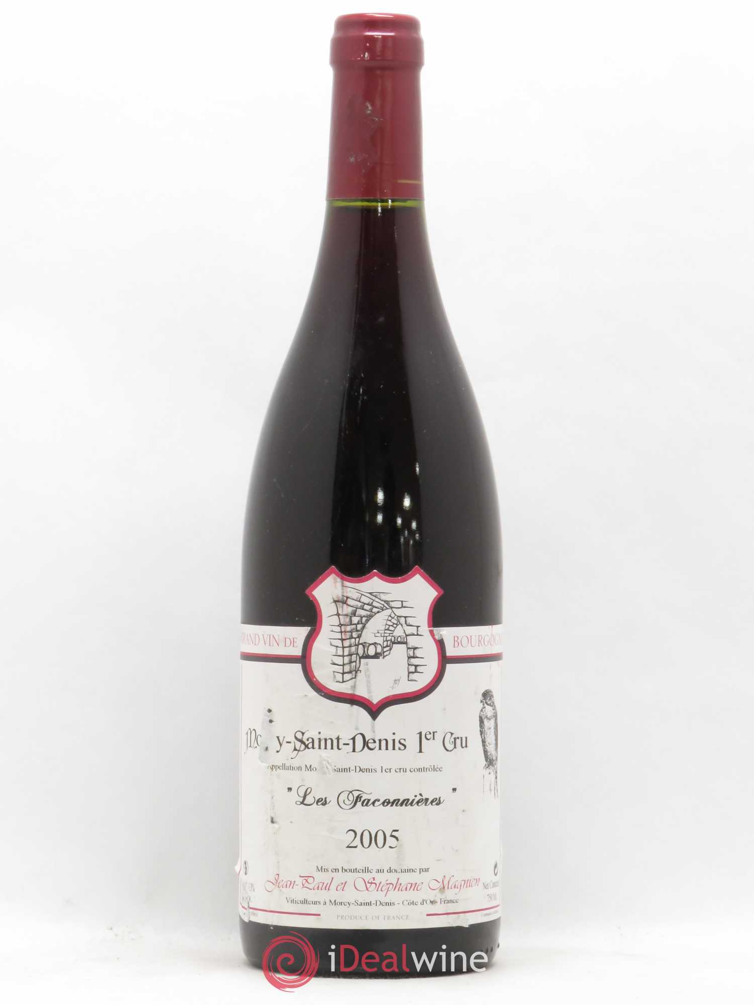 Morey-Saint-Denis 1er Cru Les Faconnières JP & S Magnien 2005 - Lot de 1 bouteille - 0