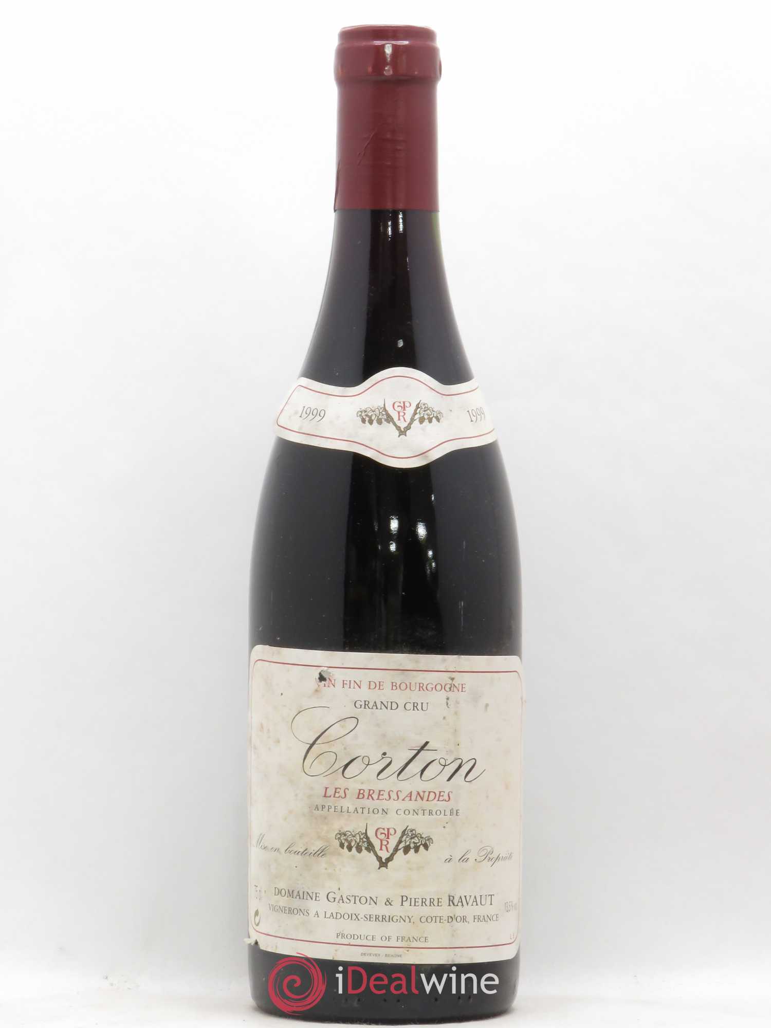 Corton Grand Cru Les Bressandes Gaston & Pierre Ravaut 1999 - Posten von 1 Flasche - 0