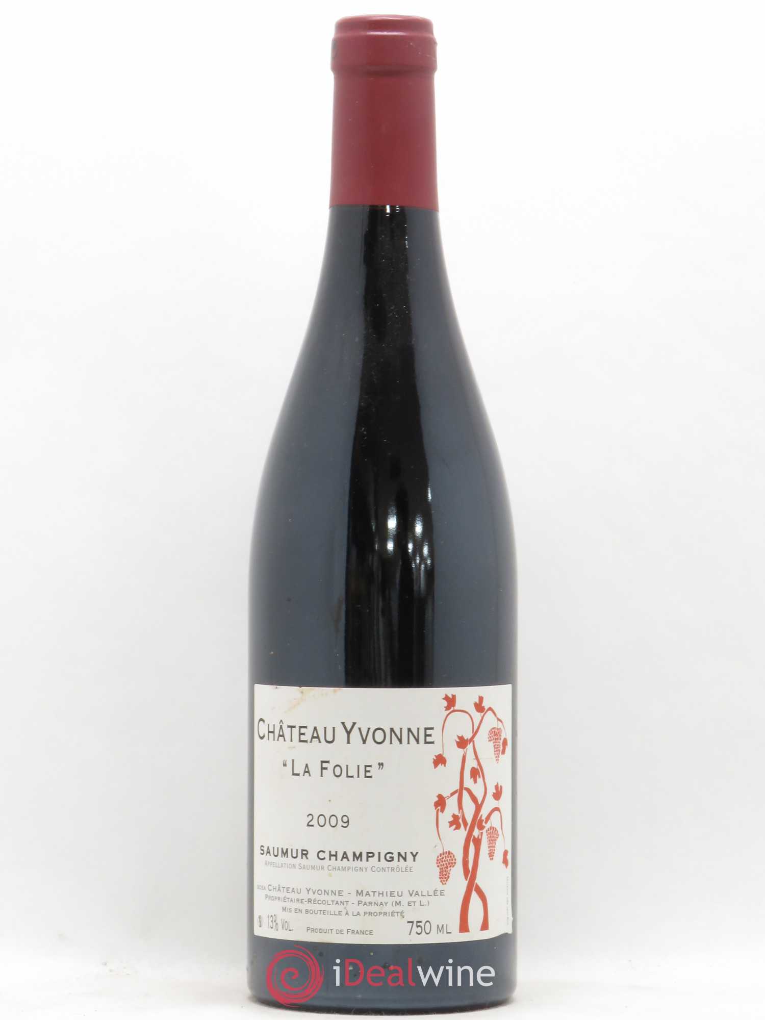 Saumur-Champigny La Folie Château Yvonne 2009 - Lot de 1 bouteille - 0